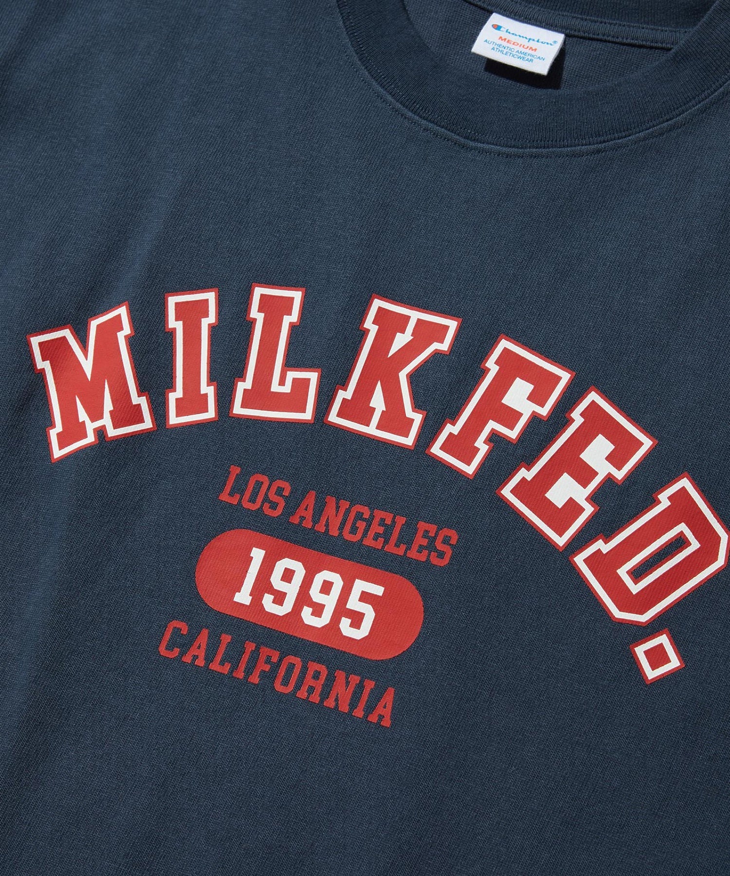 MILKFED.×CHAMPION LS TEE
