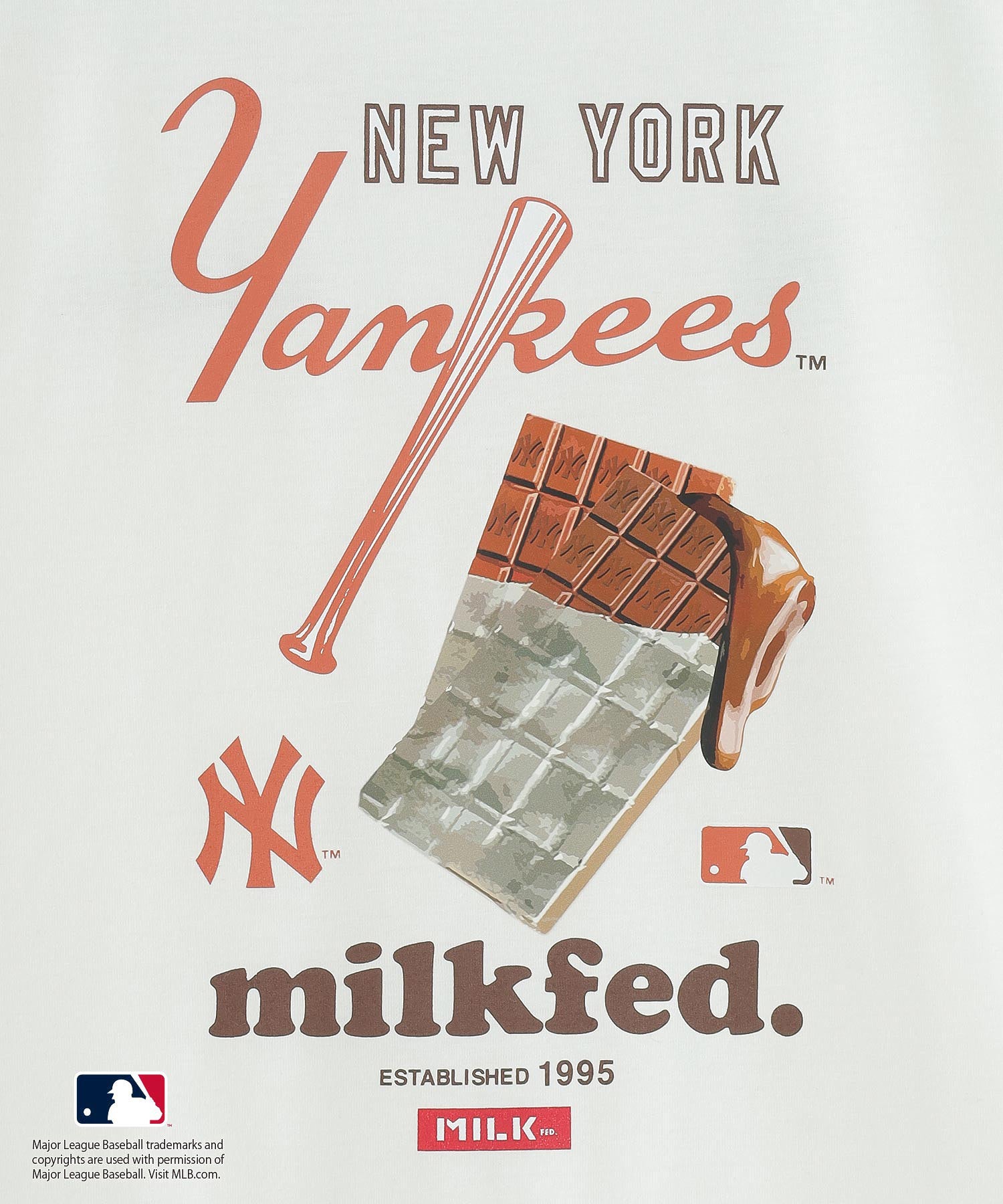 MILKFED. × MLB BIG S/S TOP