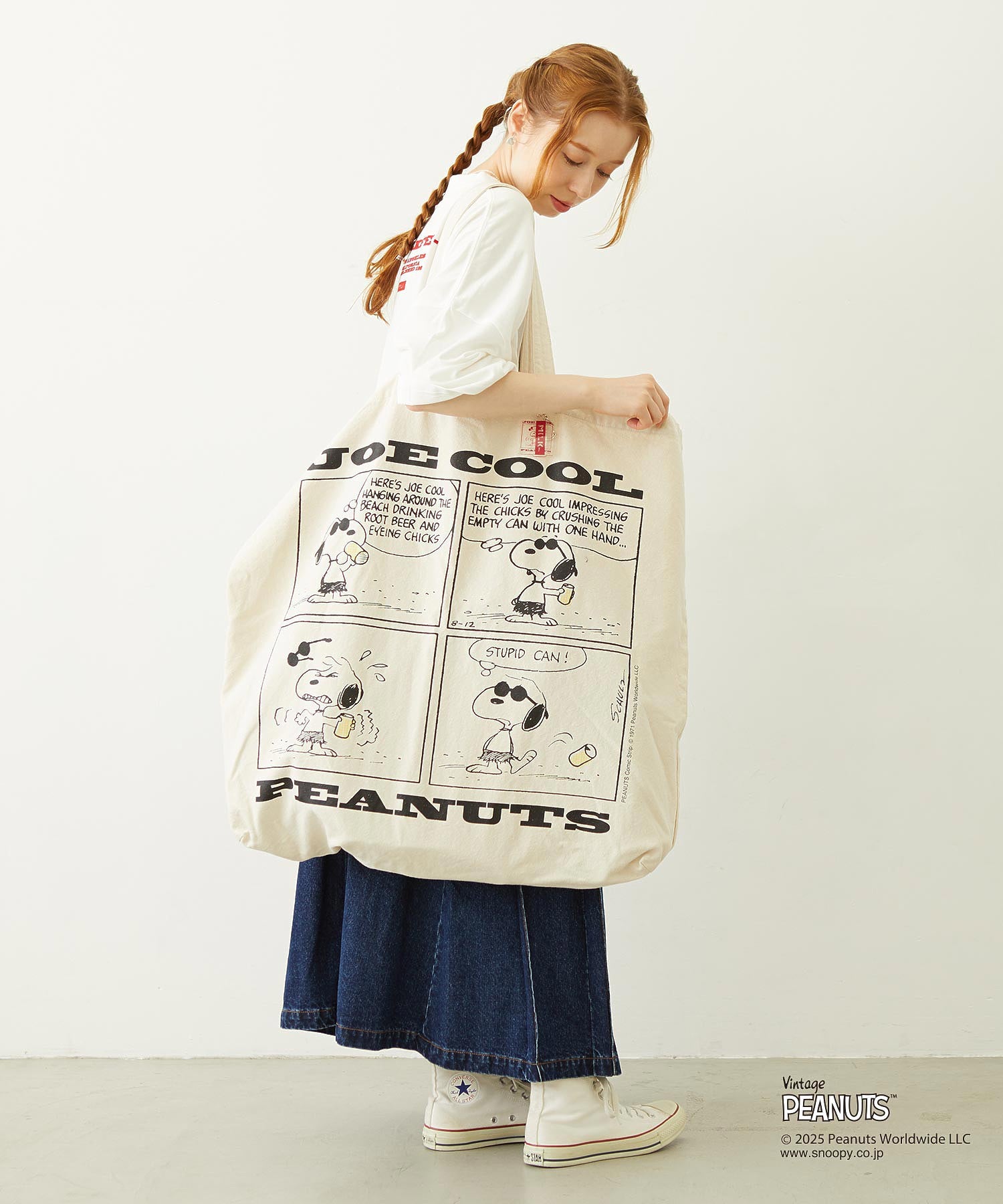 MILKFED. × PEANUTS JOE COOL COMIC KEYCHAIN