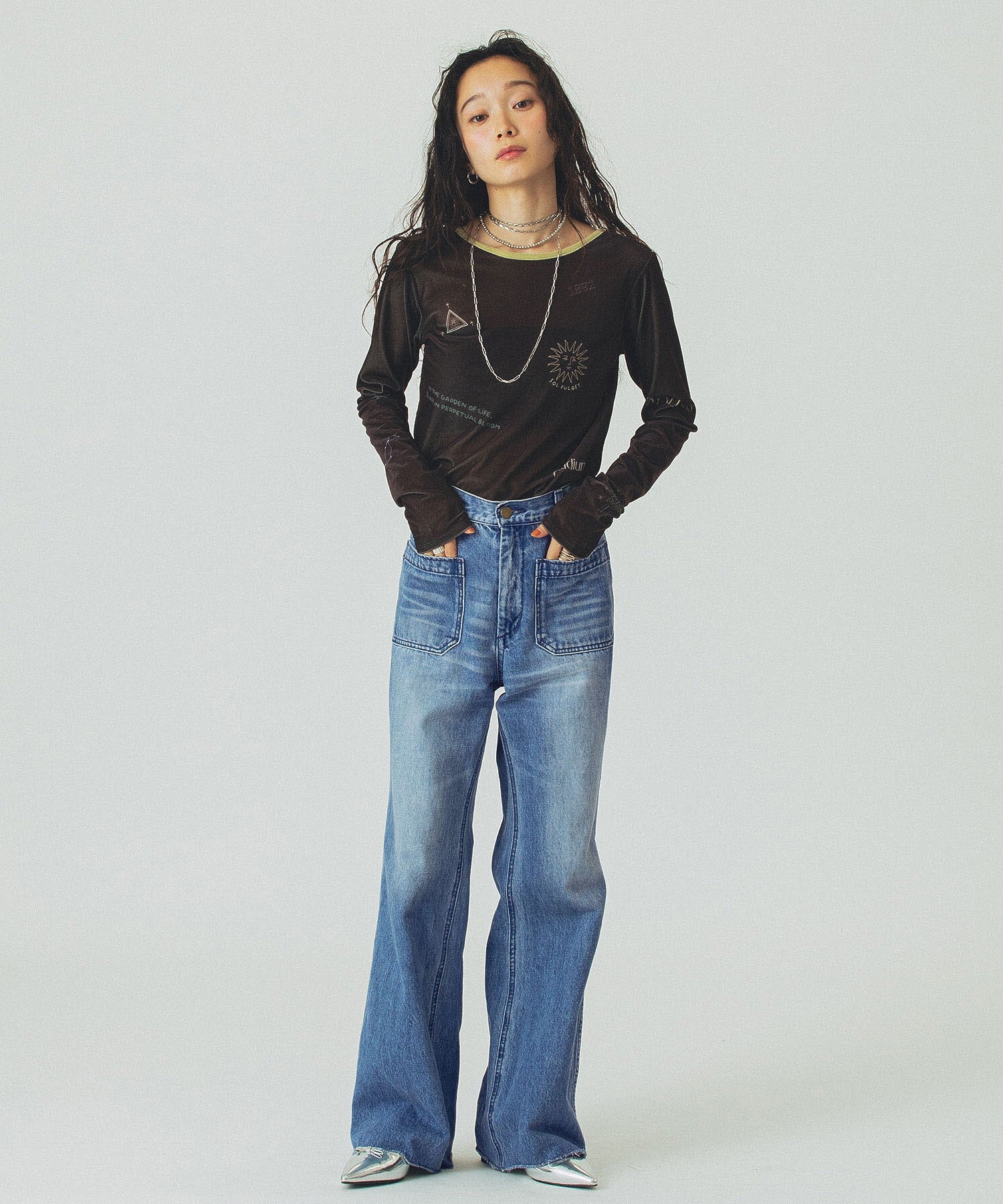 model:161cm 着用サイズ:S