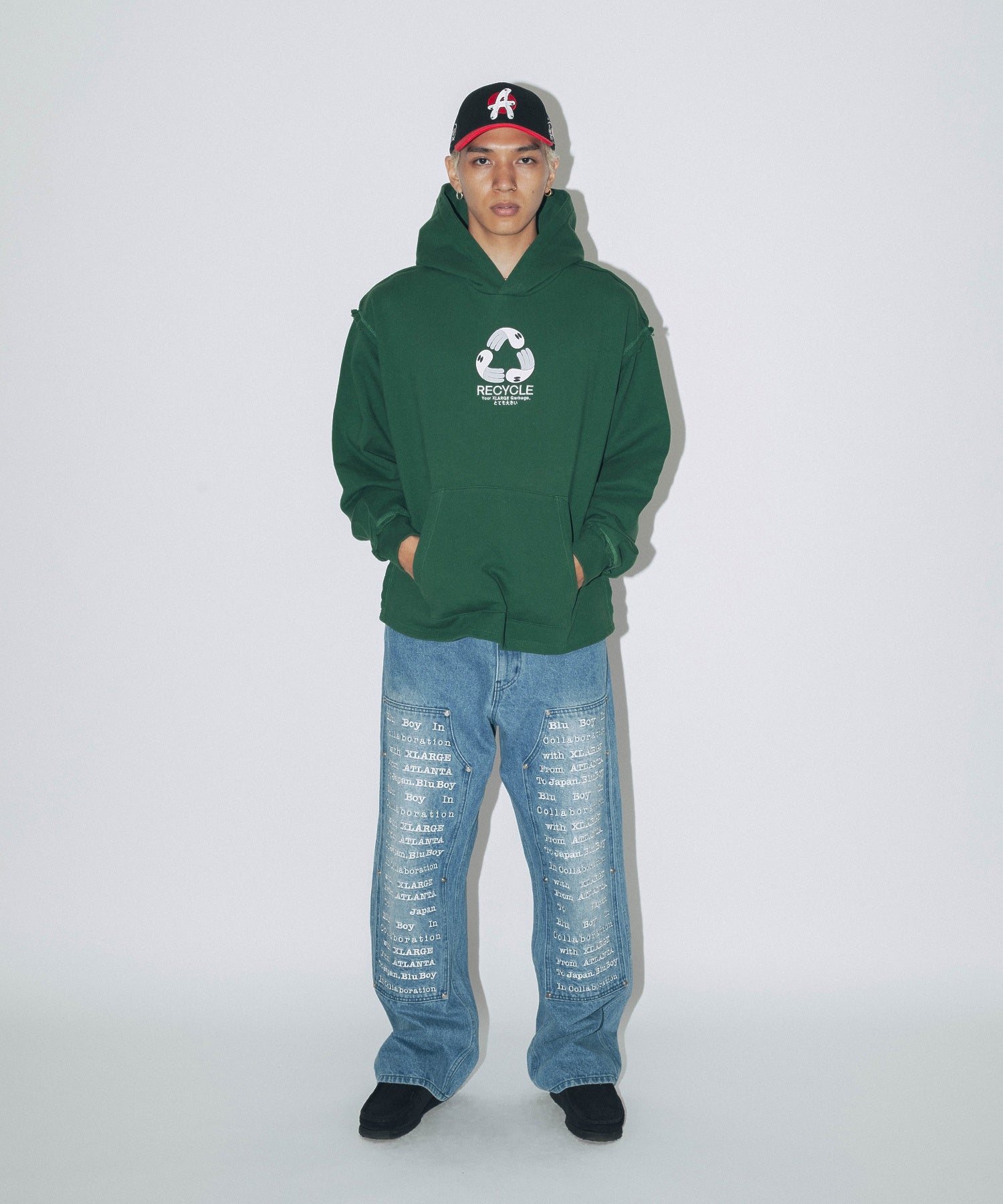 XLARGE×Blu Boy WORKWEAR PANTS