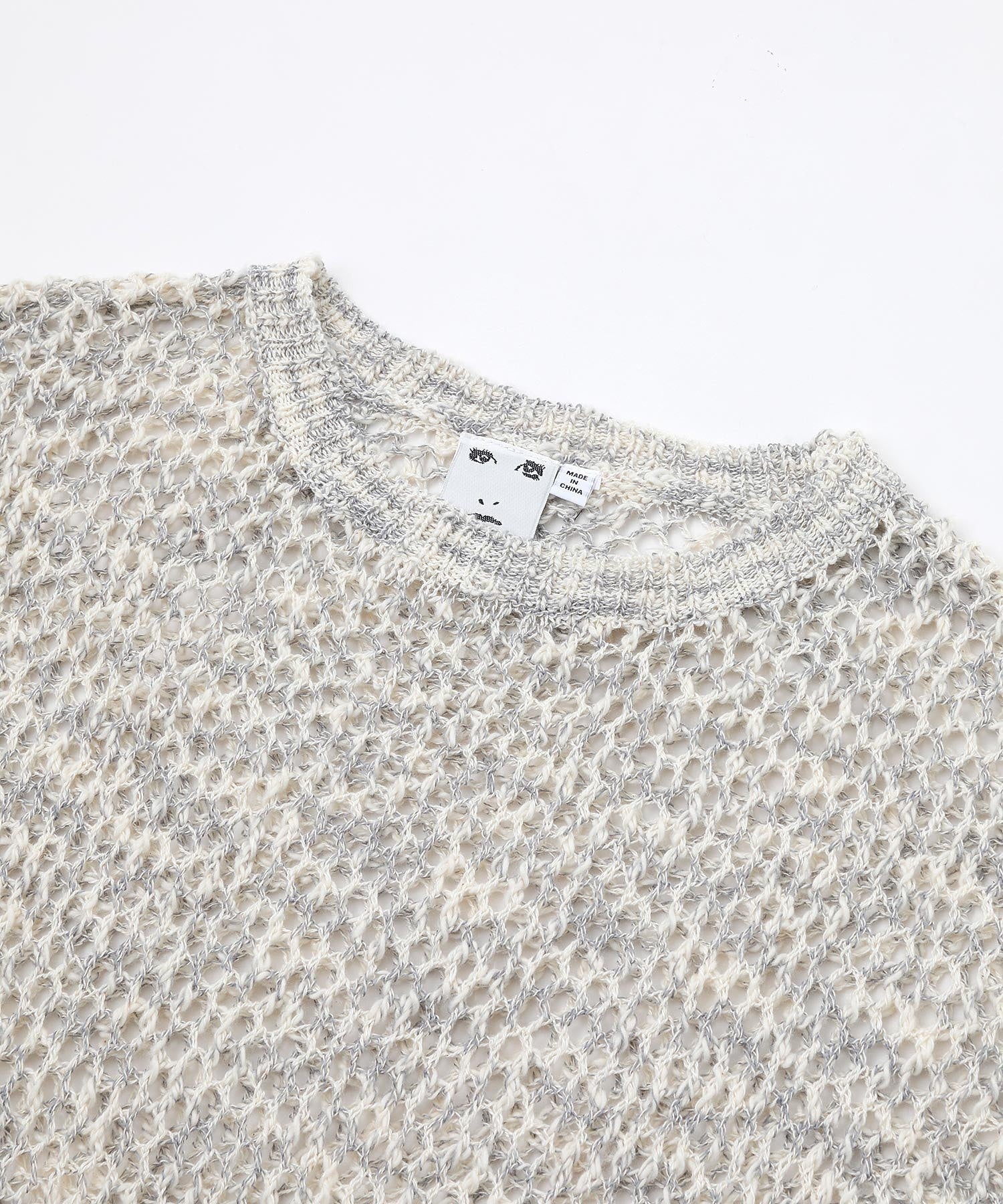 OPENWORK KNIT TOP X-girl
