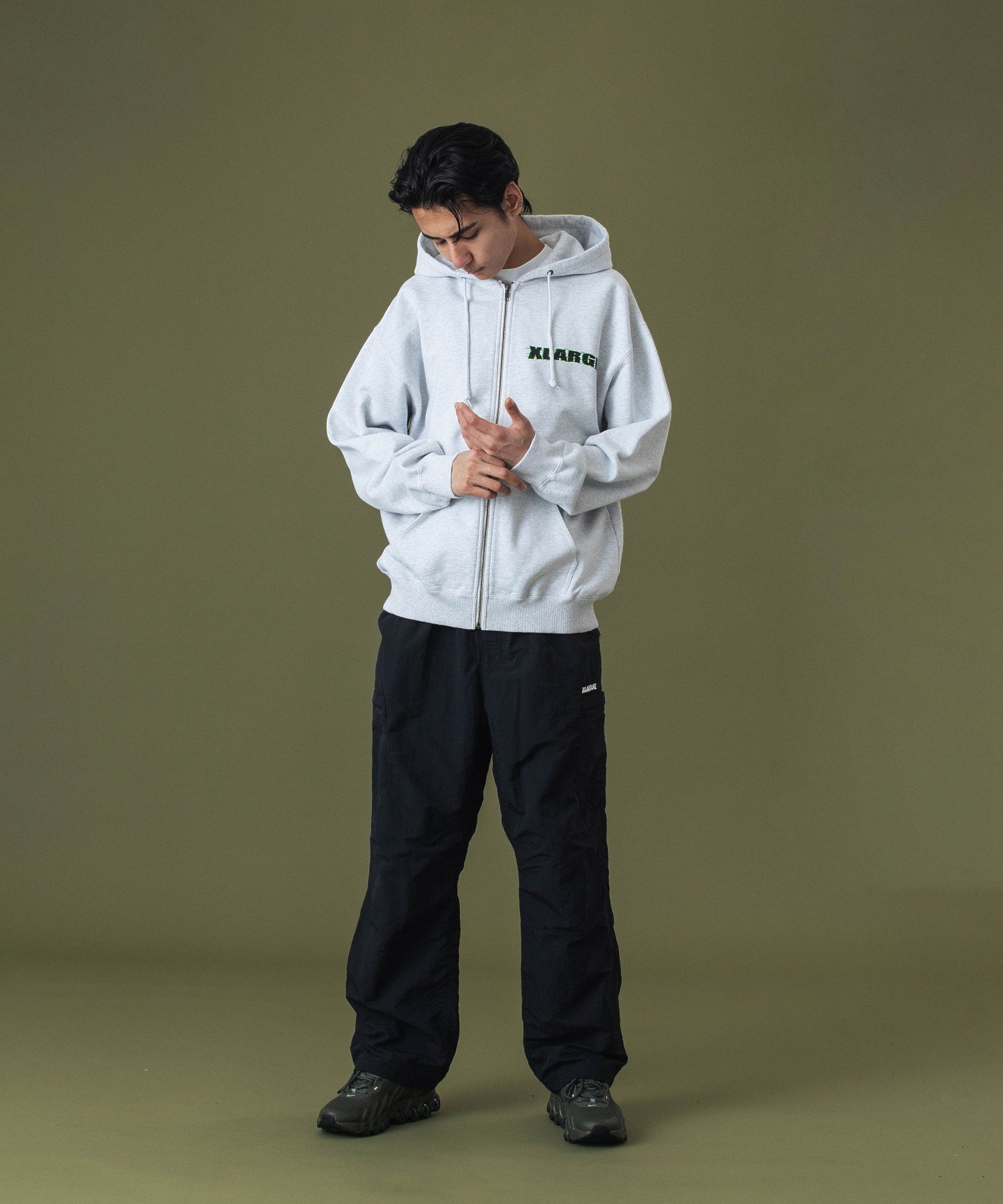 TRACK NYLON PANTS