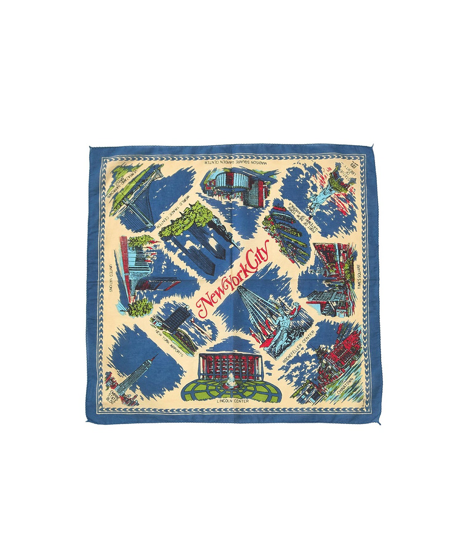 BINDU/COTTON VOILE NEW YORK MAP3 BANDANA