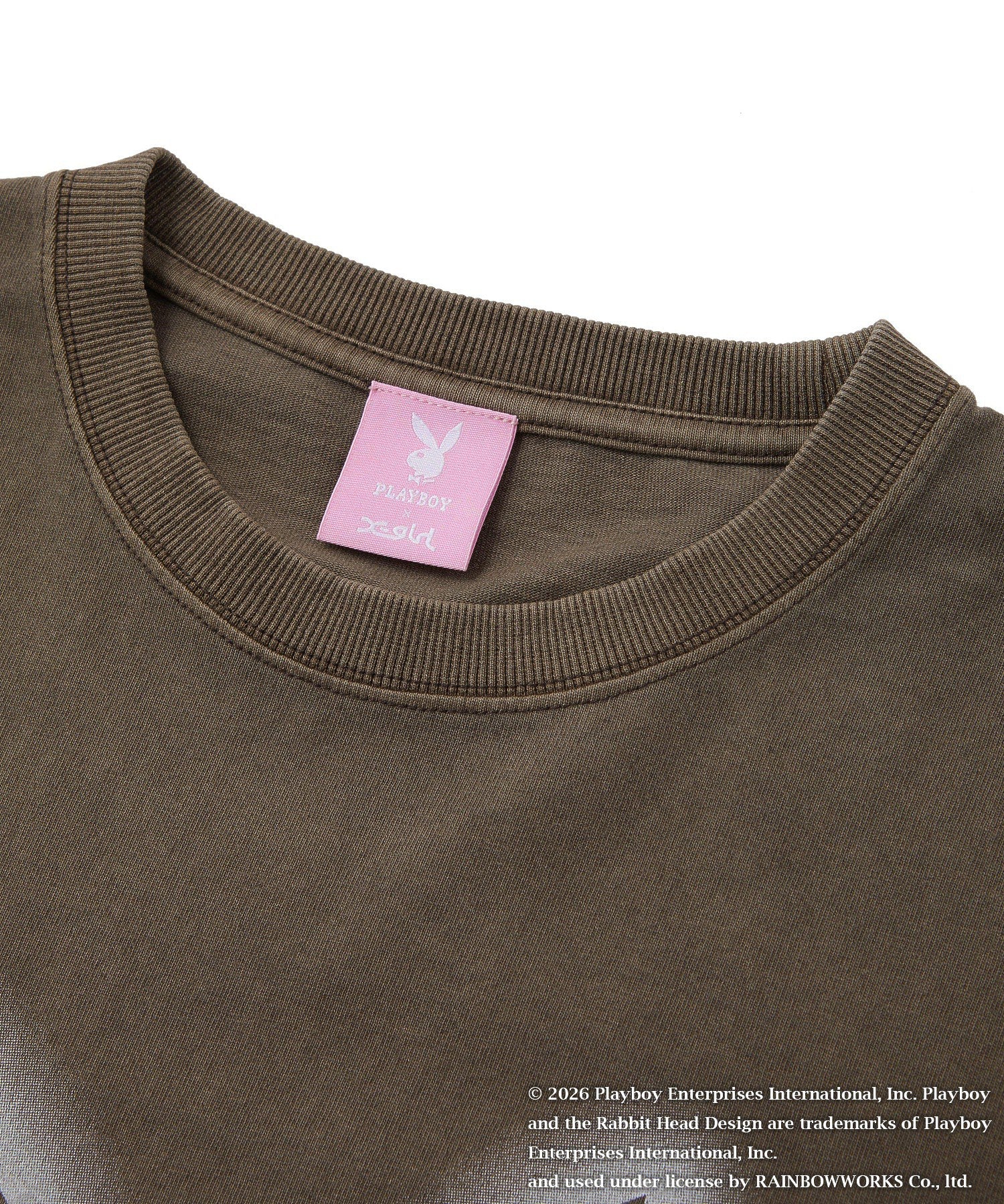 PLAYBOY × X-girl FADED S/S TEE