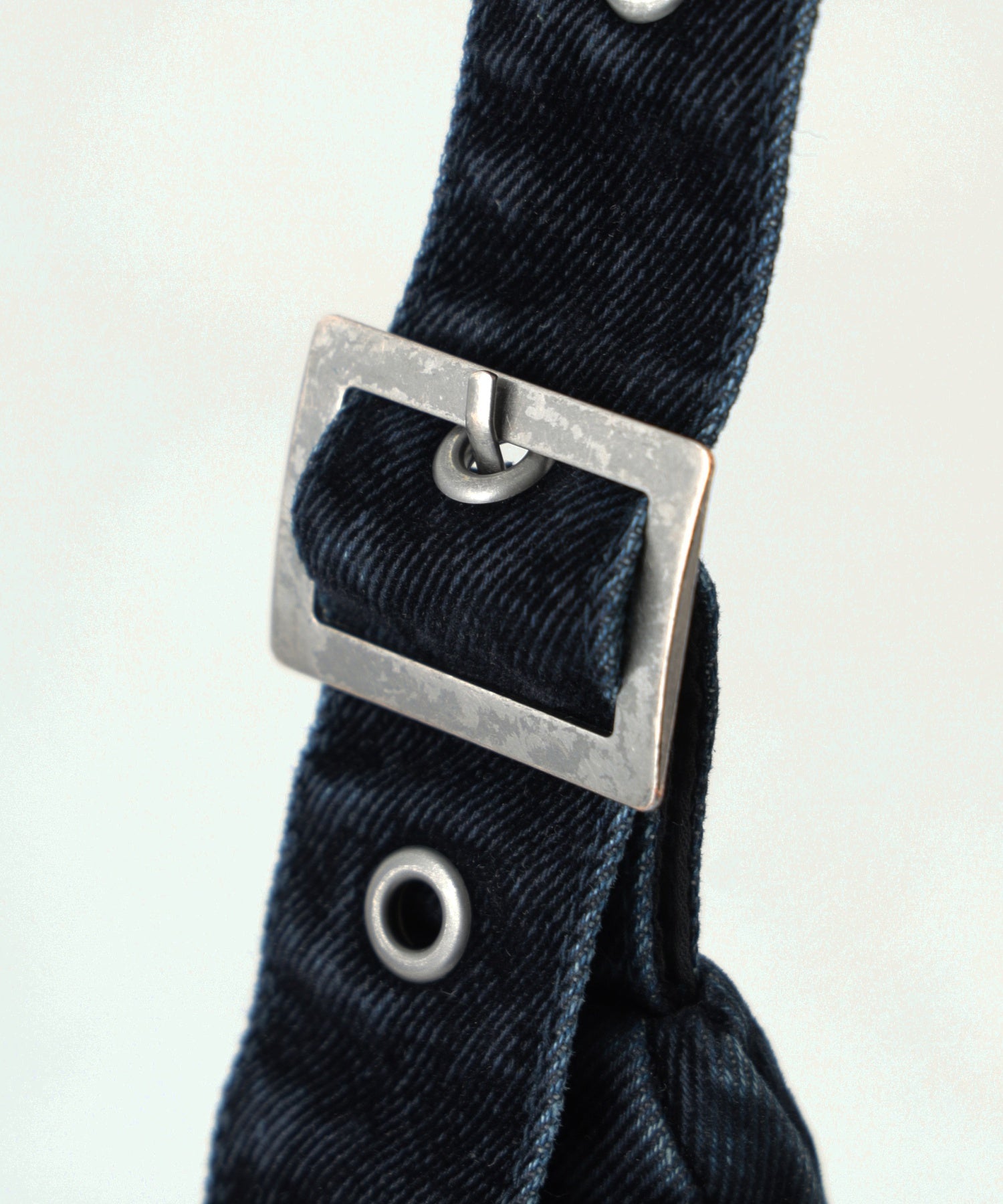 FLOCKED DENIM BAG