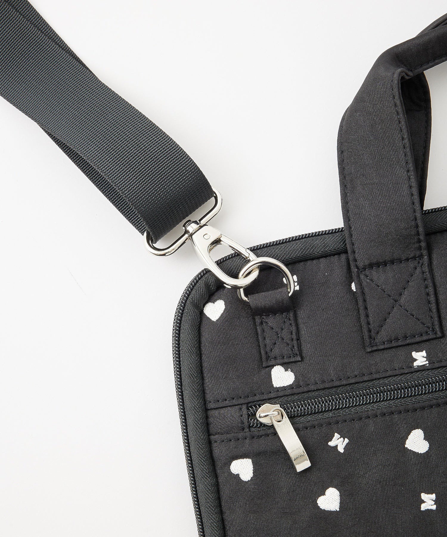 HEART EMBROIDERY PC BAG MILKFED.