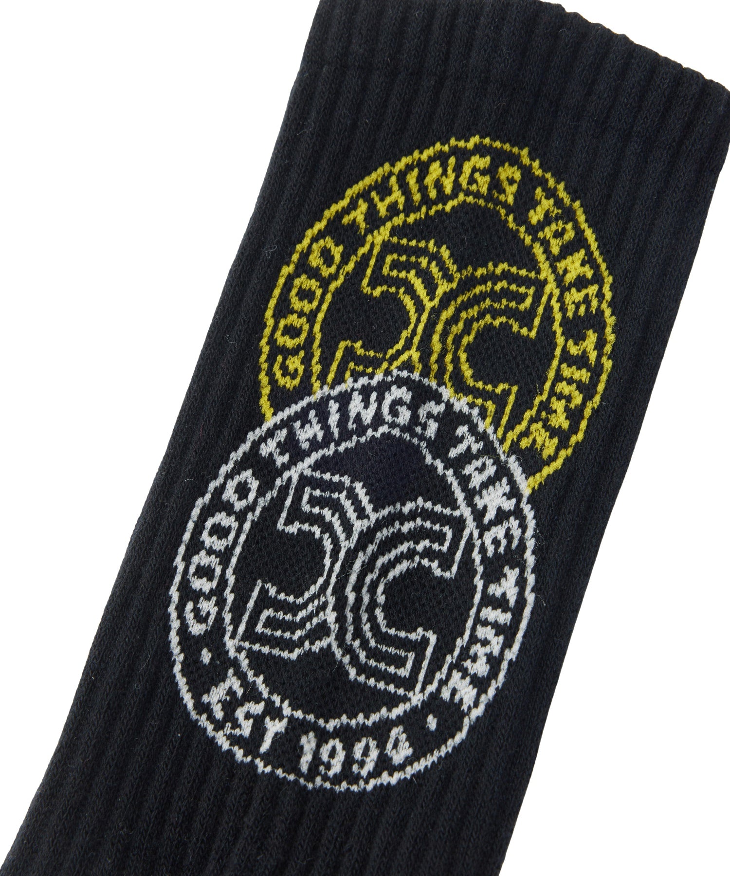MIX LOGO JACQUARD RIB SOCKS