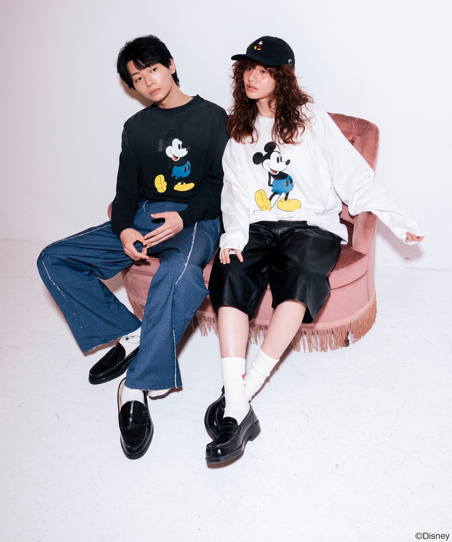 【F-LAGSTUF-F】MICKEY L/S T-SHIRT