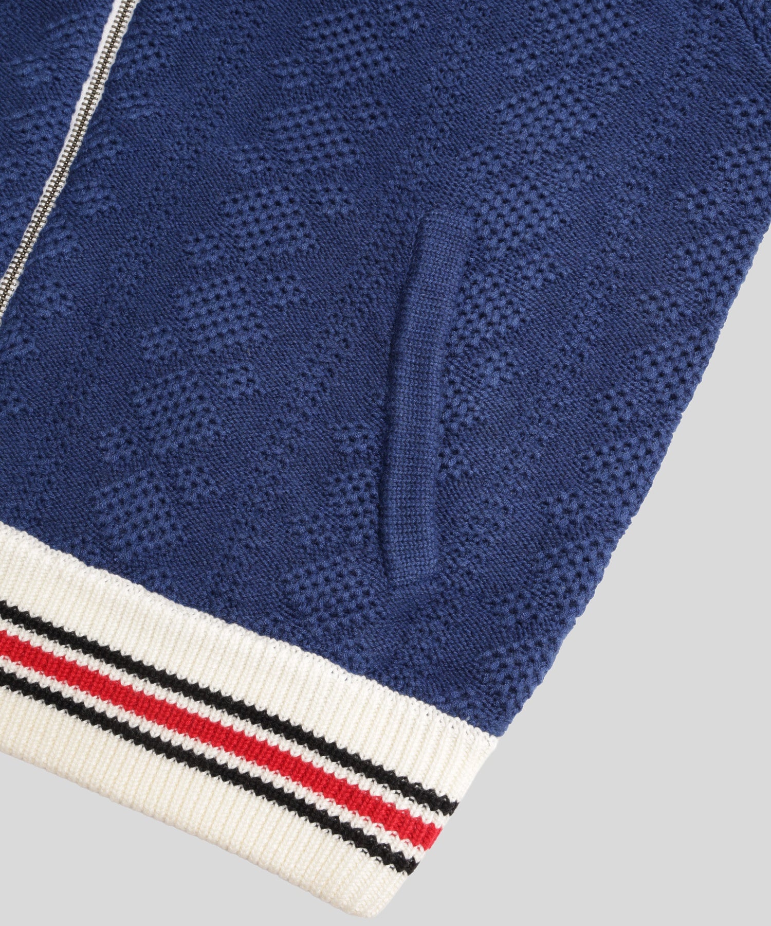 RICE NINE TEN/ライスナインテン/MULTICOLOR KNITTED TRACK JACKET KN-MLTJK