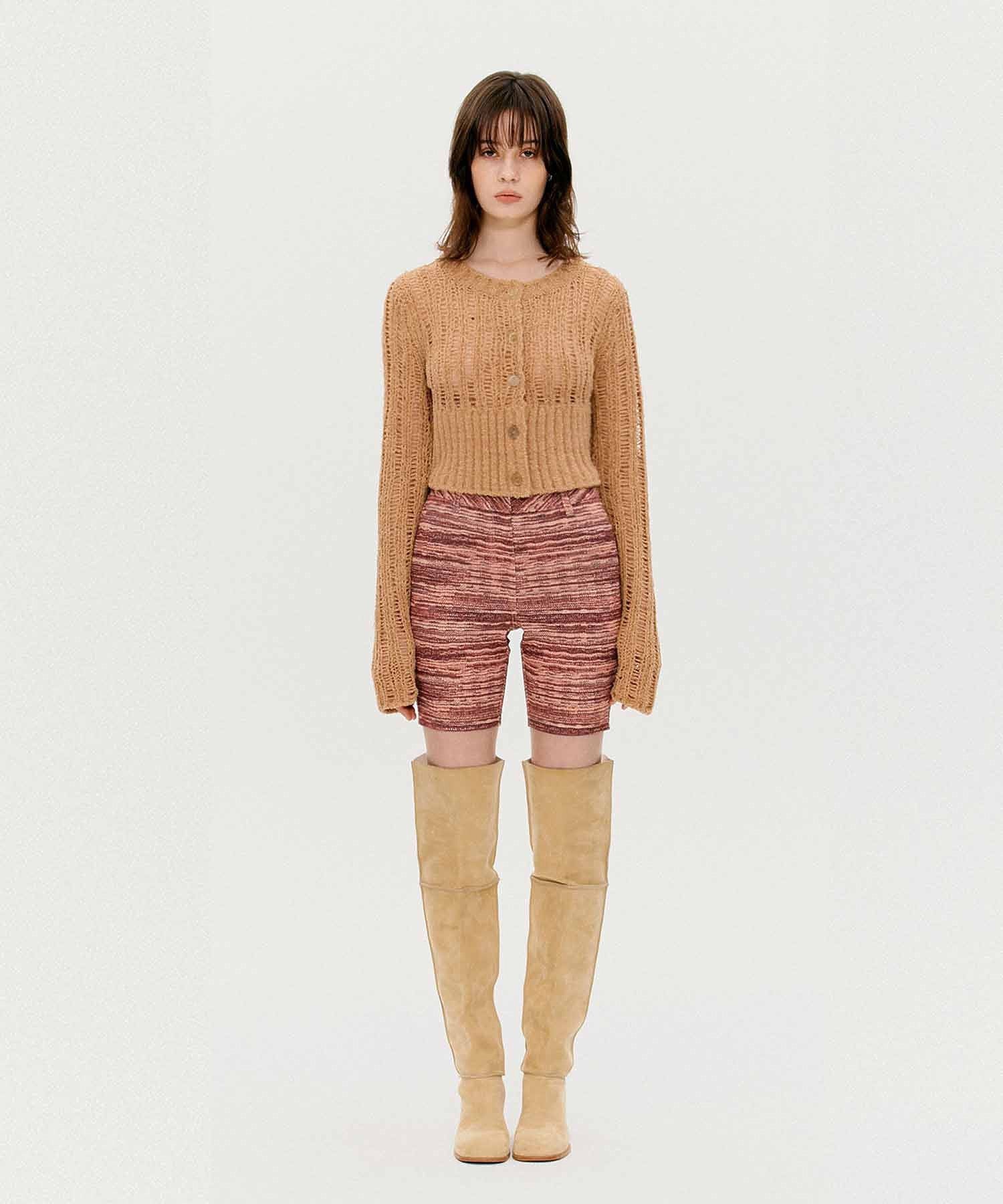 THE OPEN PRODUCT /ザオープンプロダクト/ PRINTED FITTED SHORTS GTO221PT003