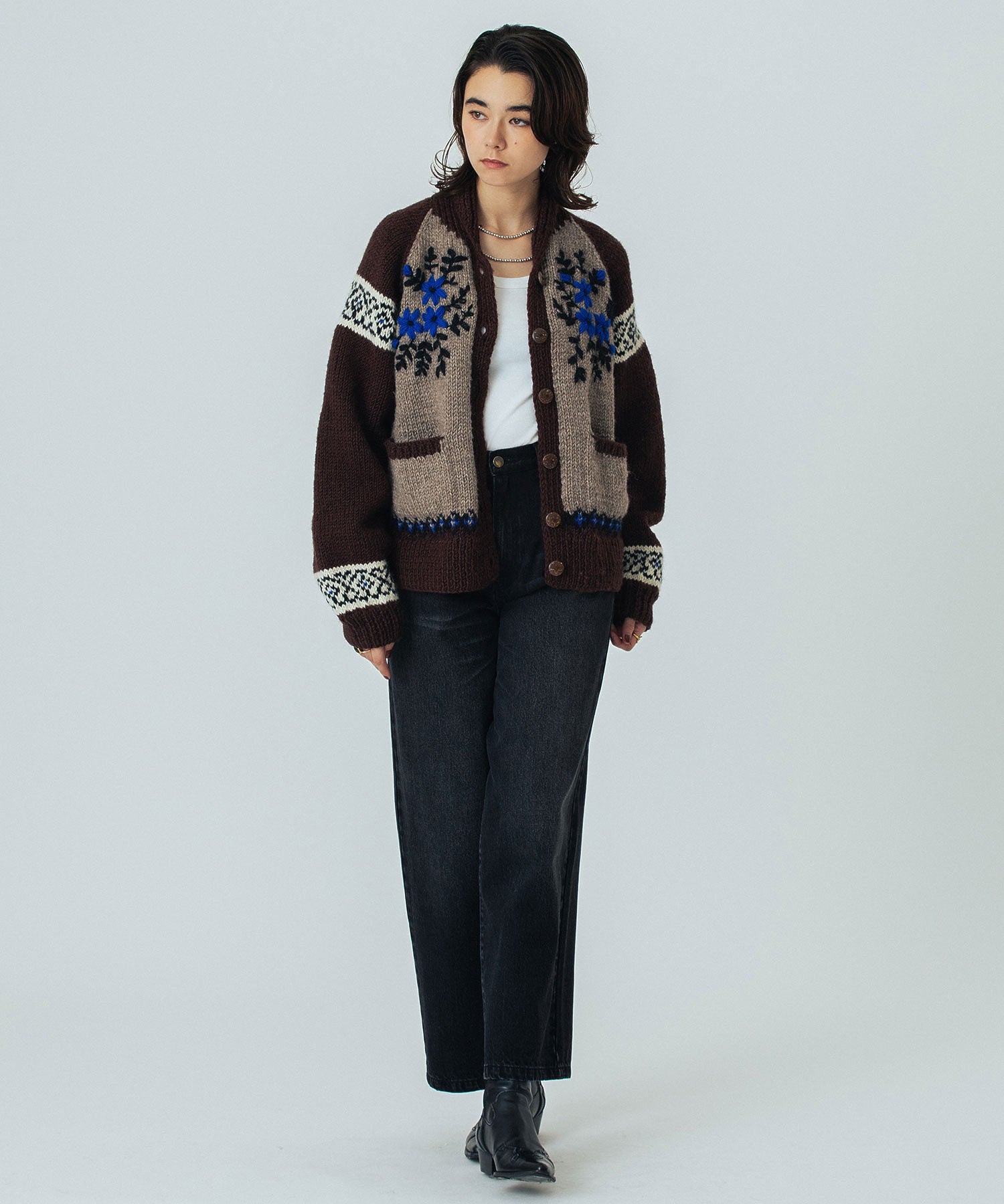 CREOLME/NEPAL KNIT CARDIGAN