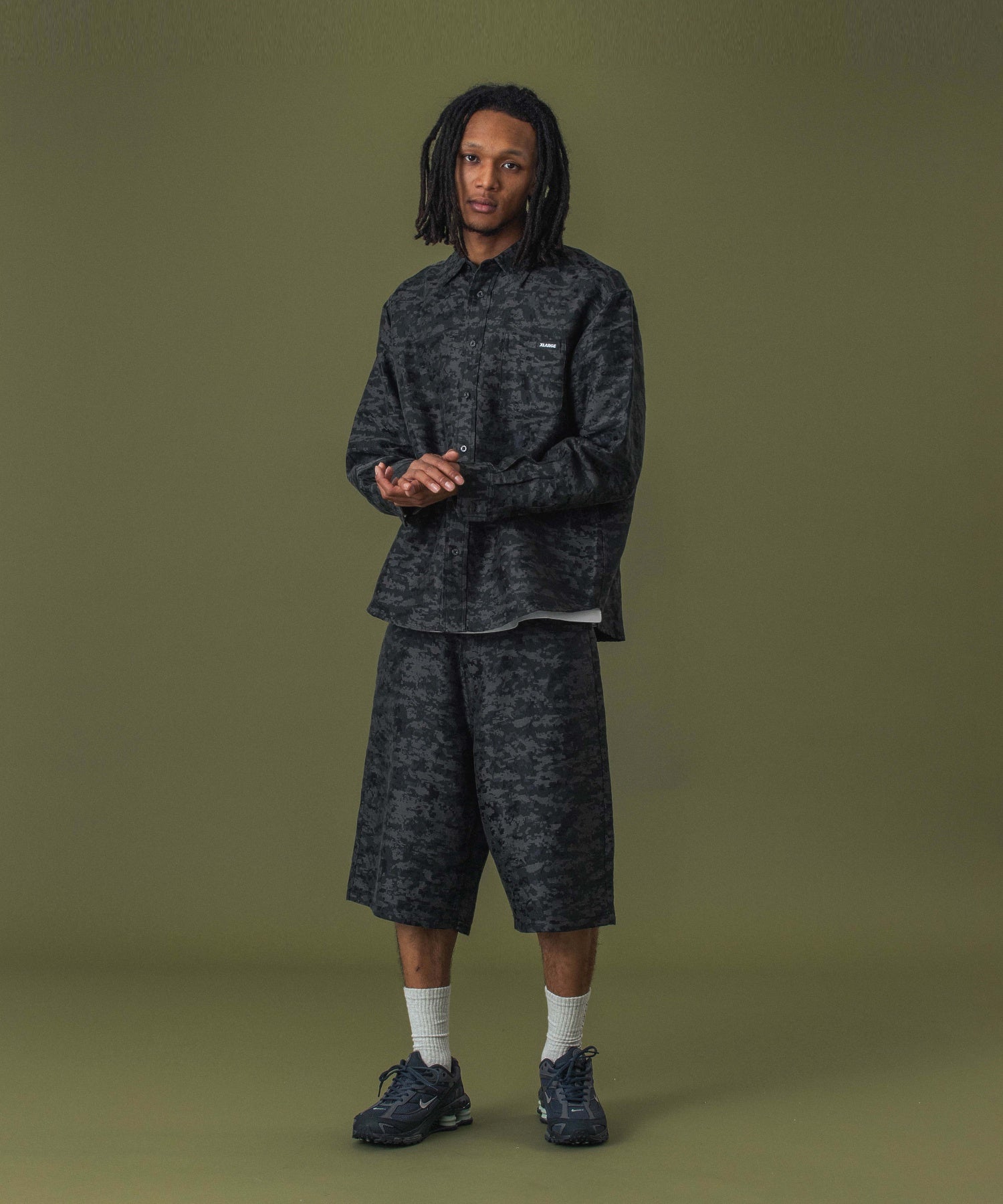 DIGITAL CAMO JACQUARD L/S SHIRTS