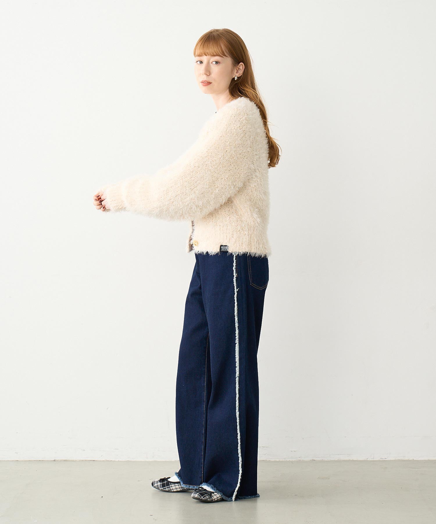 SHAGGY KNIT CARDIGAN