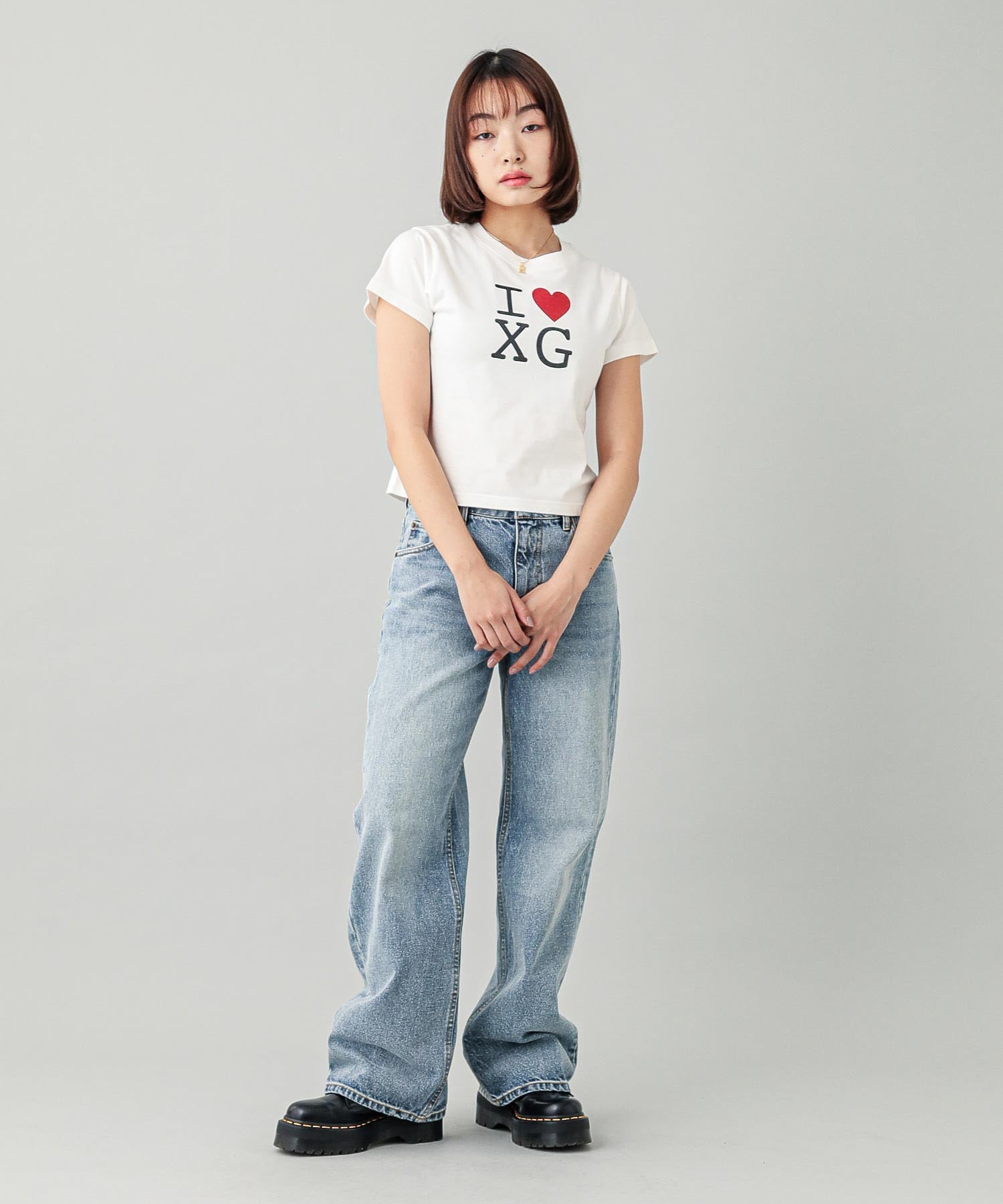 I LOVE XG LOGO S/S BABY TEE