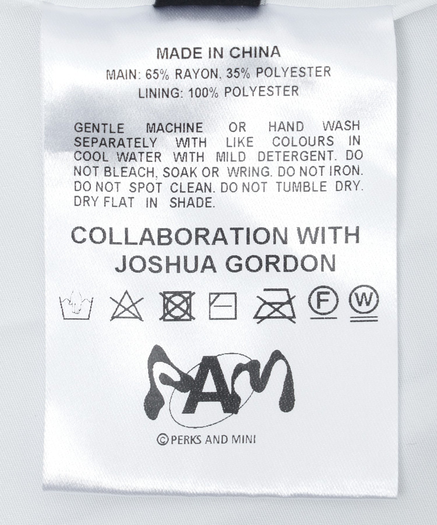 PERKS AND MINI/パークスアンドミニ/W PHOTO SLIP DRESS - JOSHUA GORDON 6384