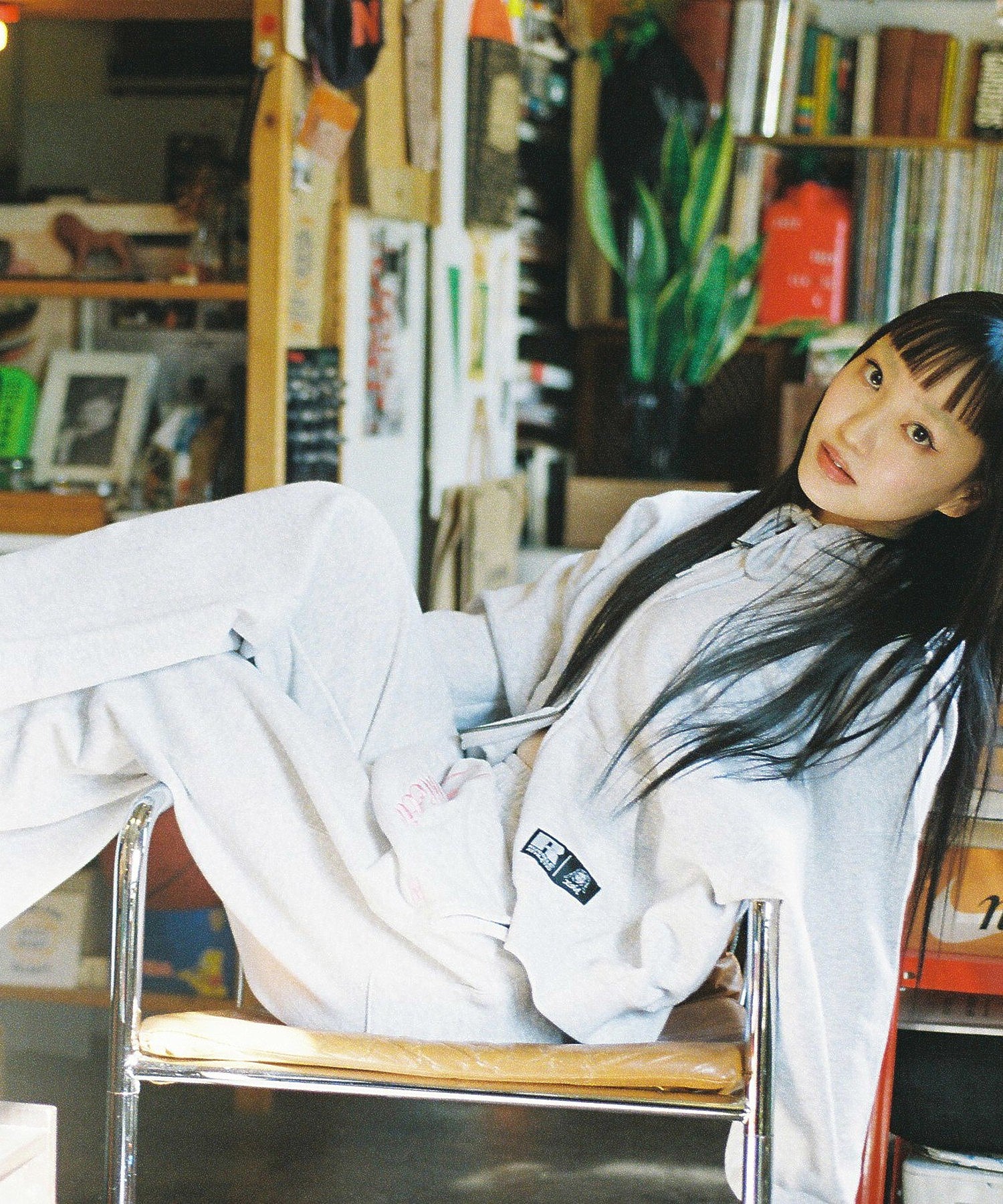 X-girl × Russell SCRIPT LOGO SWEATPANTS