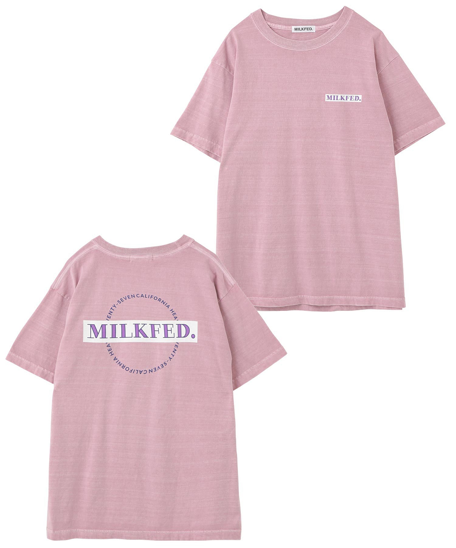 PIGMENT-DYED S/S TOP MILKFED.