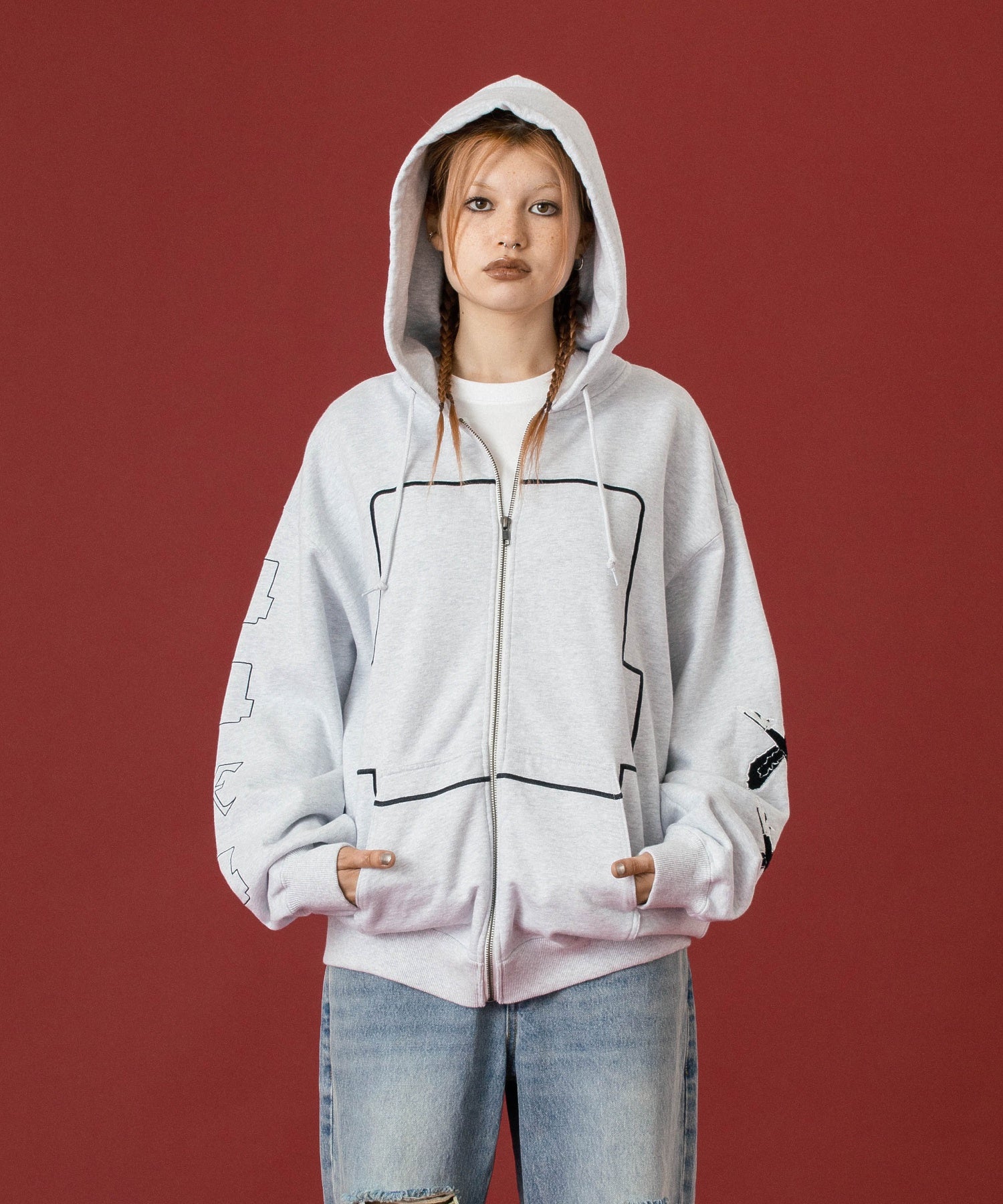 MODEL 身長170cm / 着用サイズ：Lサイズ