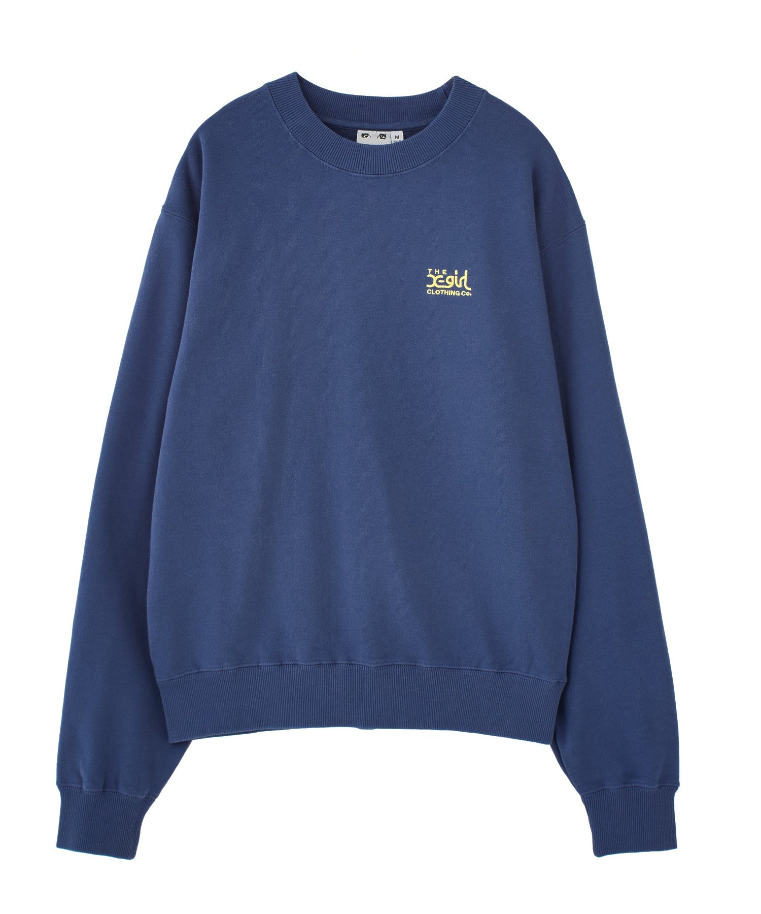 NEON BOX EMBROIDERED LOGO SWEAT TOP