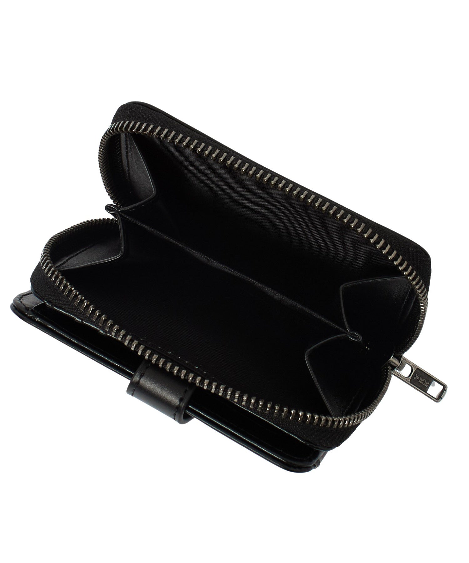 HEART AND WING EMBLEM FAUX LEATHER WALLET