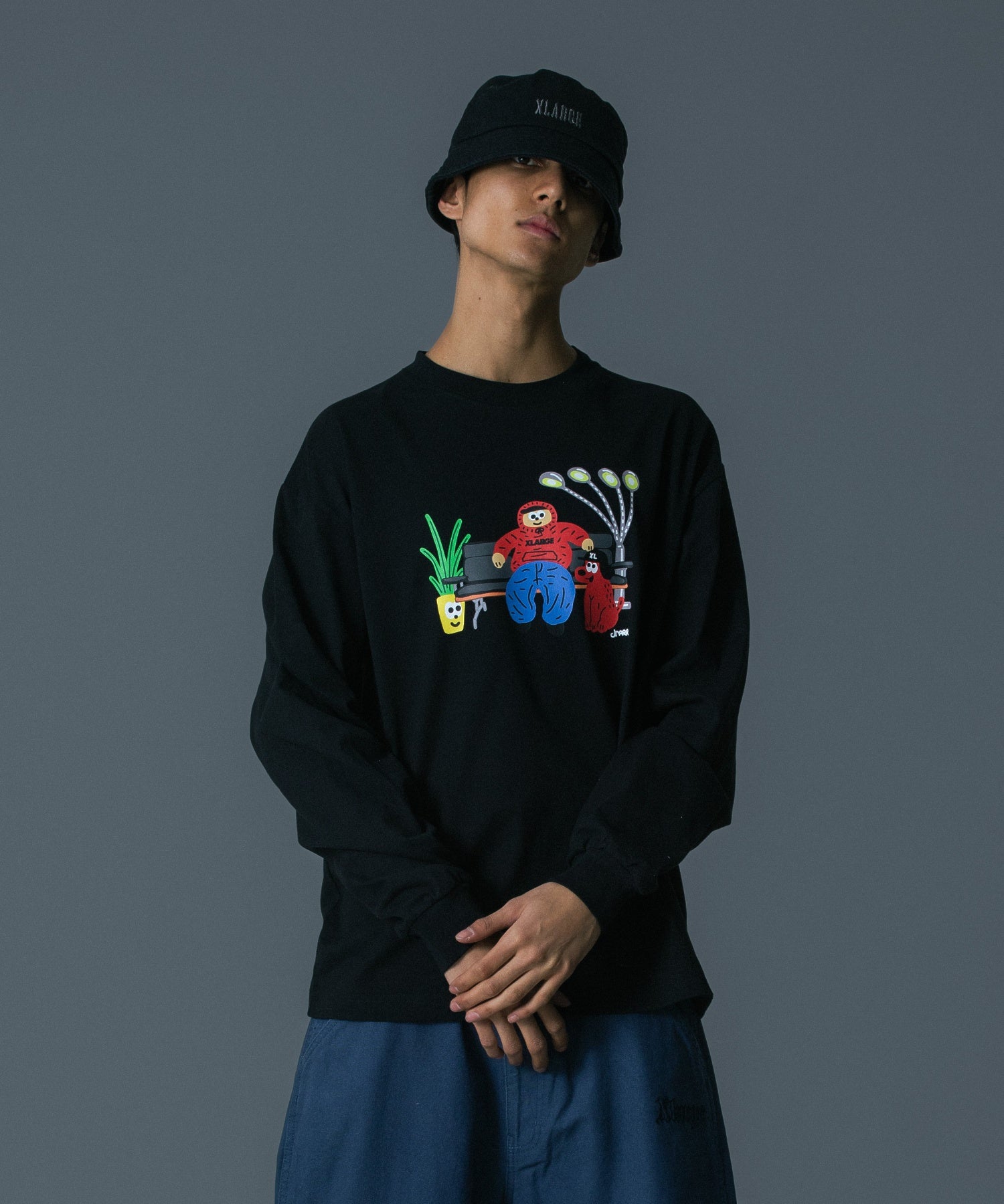 MODEL 身長183cm / 着用サイズ：Lサイズ