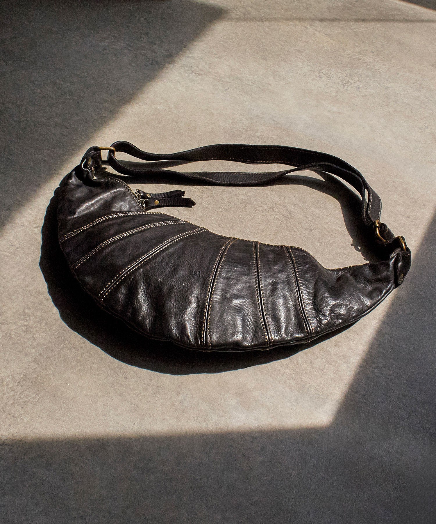 MILLELA FIRENZE/GARMENT DYED SHOULDER BAG