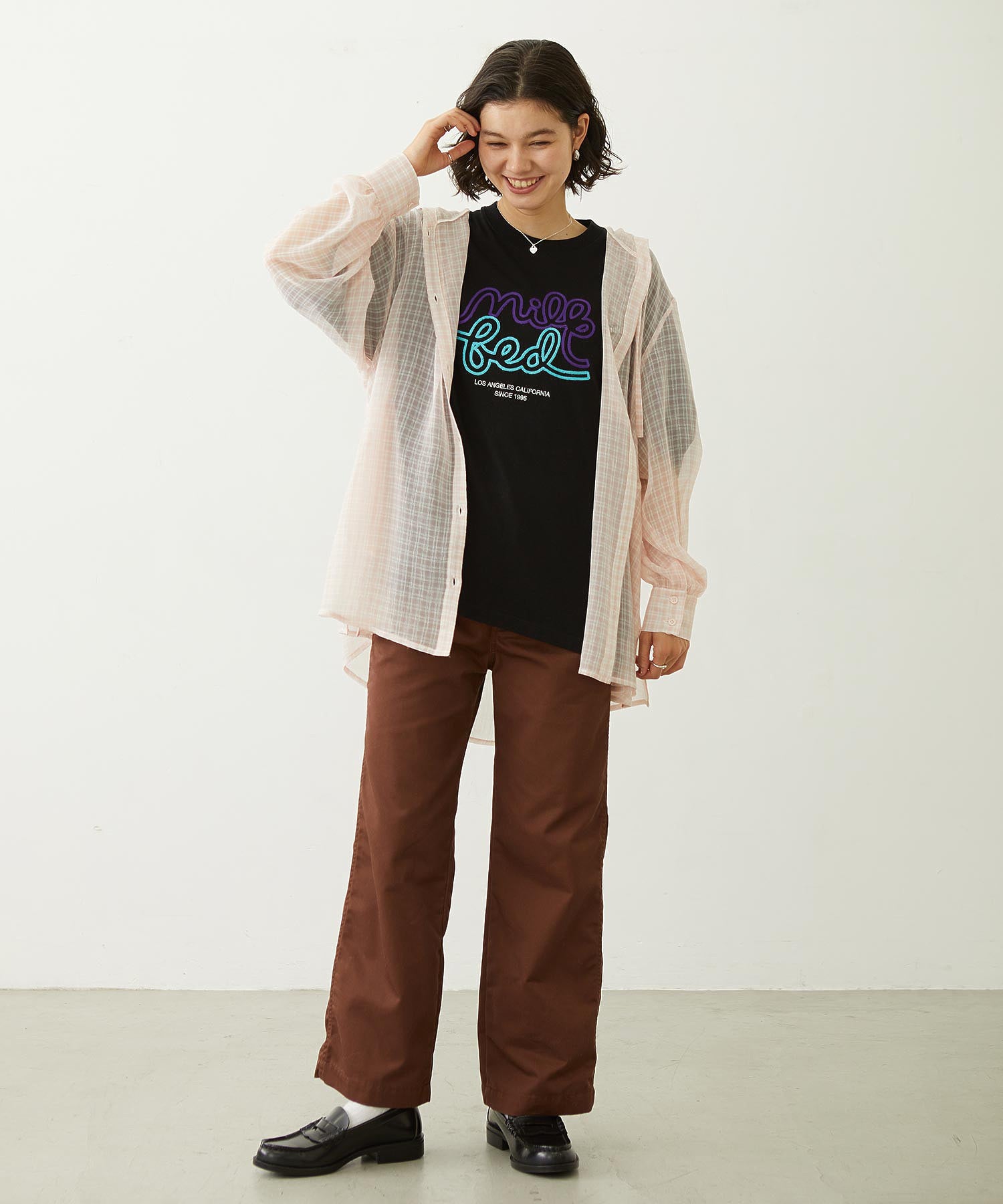 ROPEY LOGO CHAIN STITCH S/S TEE