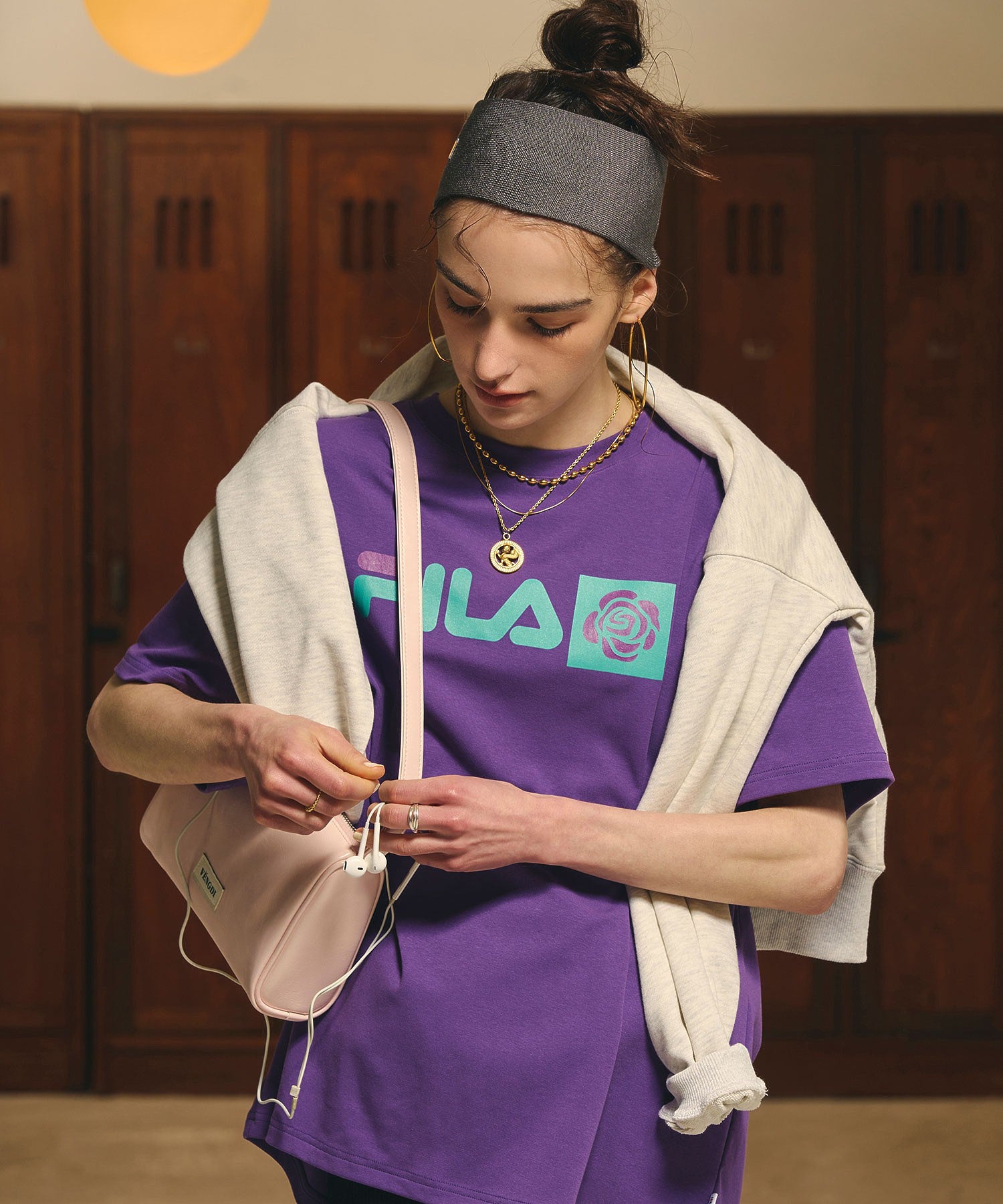 FILAⅹROSEBUD FILA ROSE T-SHIRTS