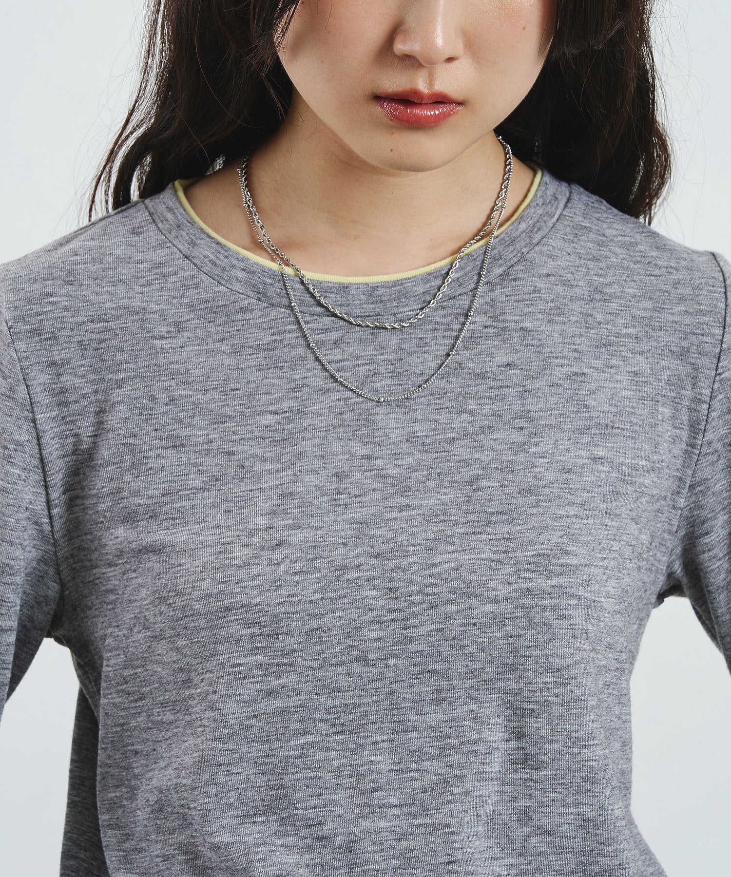 COLOR BLOCK LAYERED TEE