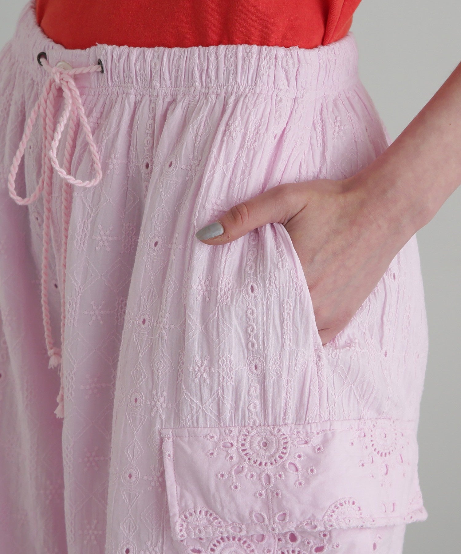 レースカーゴパンツ