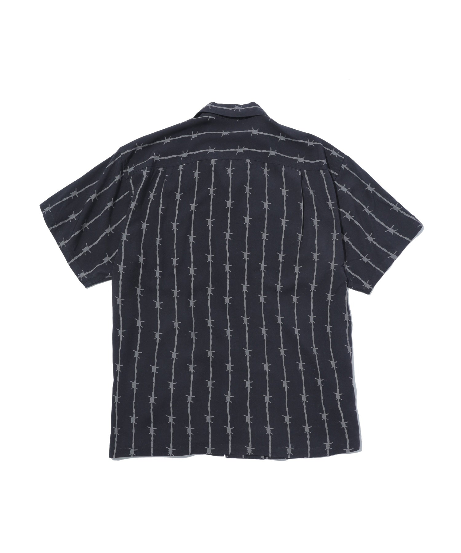 BARBED WIRE S/S OPEN COLLAR SHIRT