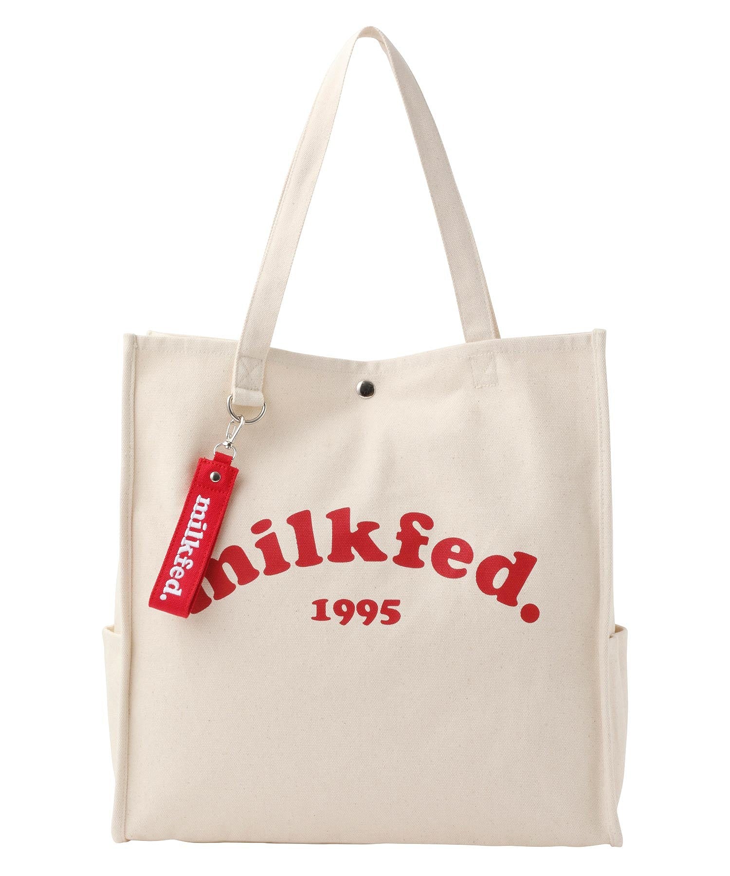 PIPING SQUARE TOTE COOPER LOGO MILKFED.