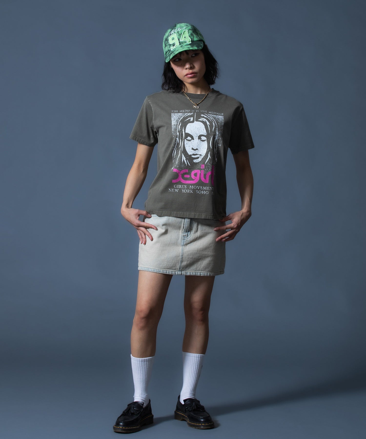 FADED FACE S/S TEE