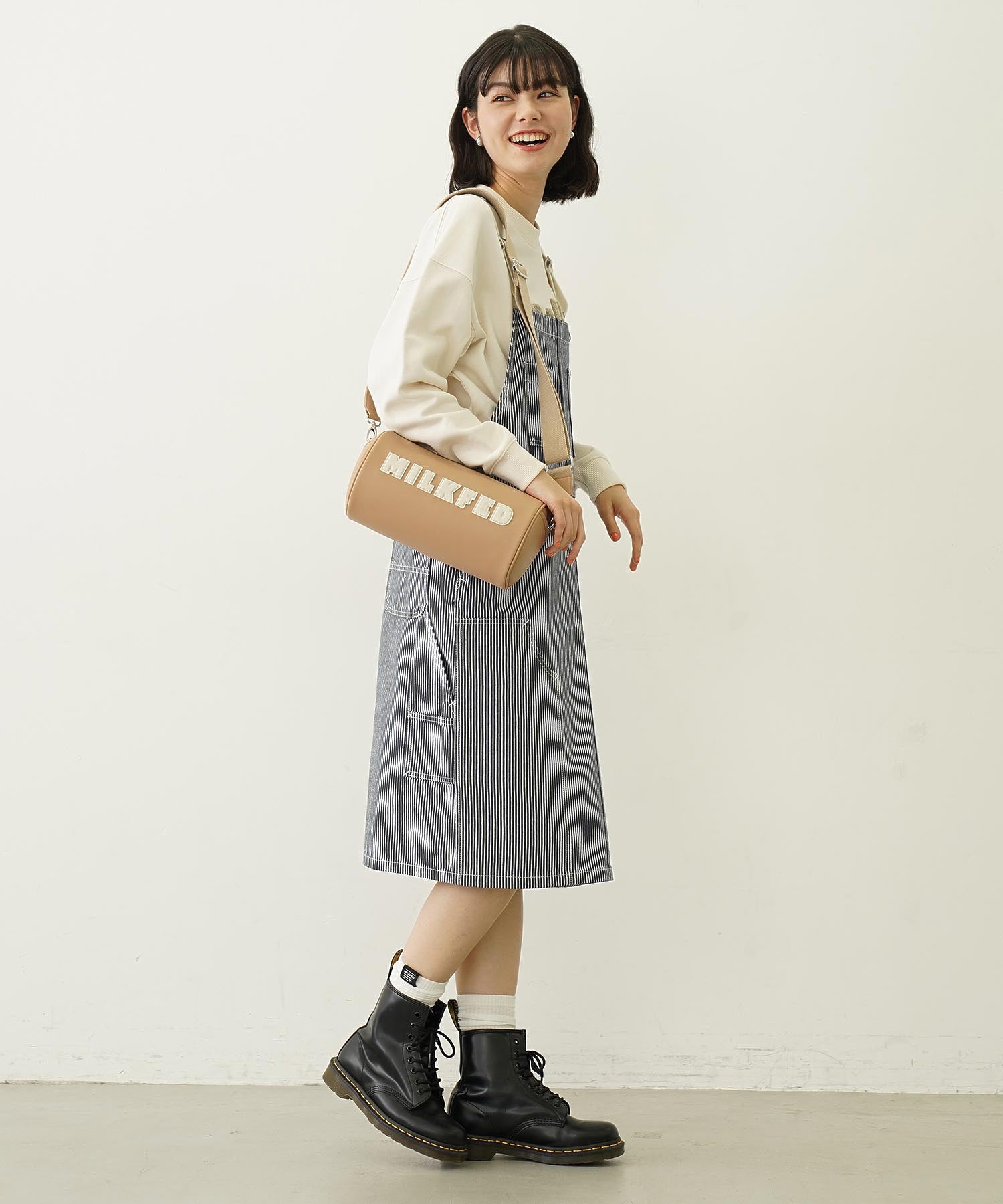 WORK STYLE SALOPETTE SKIRT