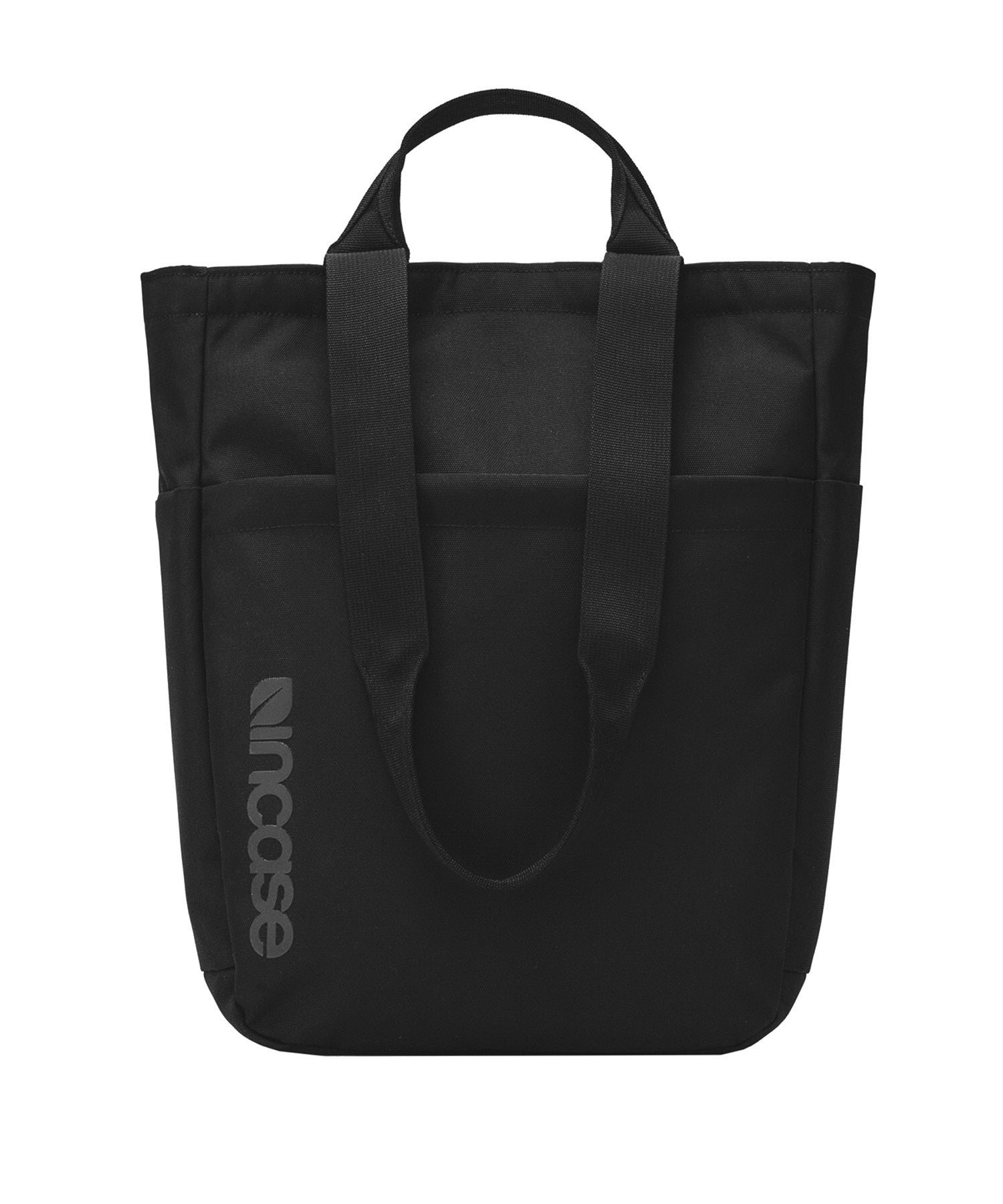 Grid 2-Way Tote Bag - Black