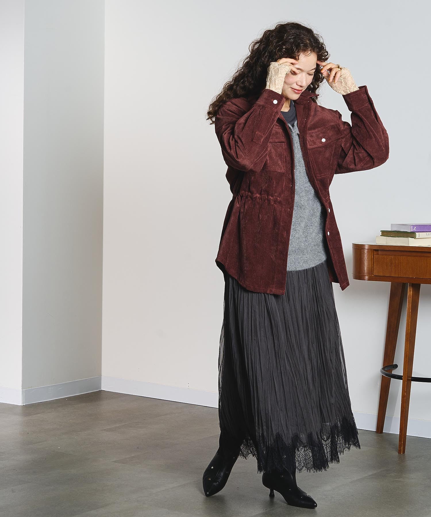 model:165cm 着用サイズ:ONE SIZE