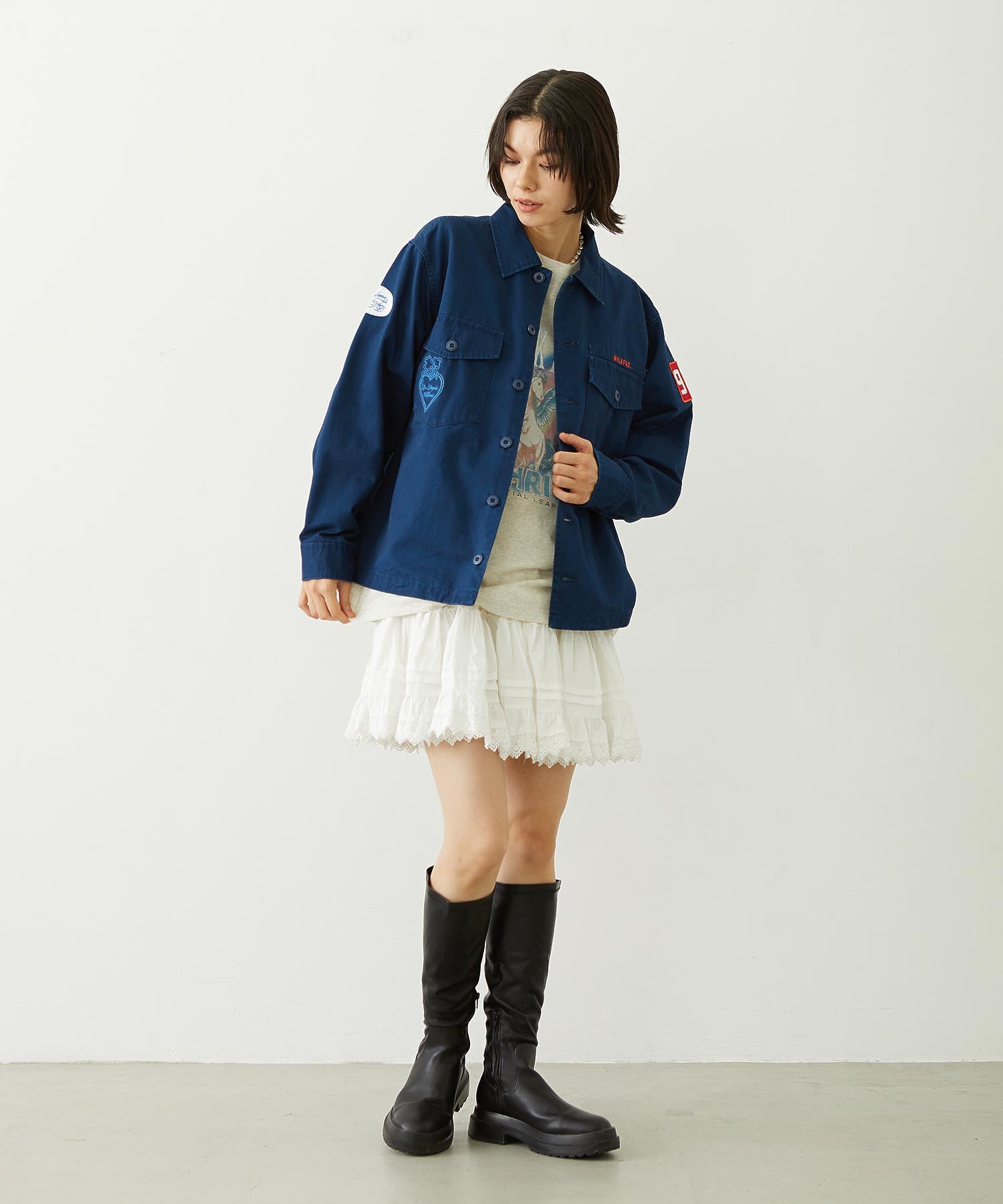 PATCHED UTILITY SHIRT