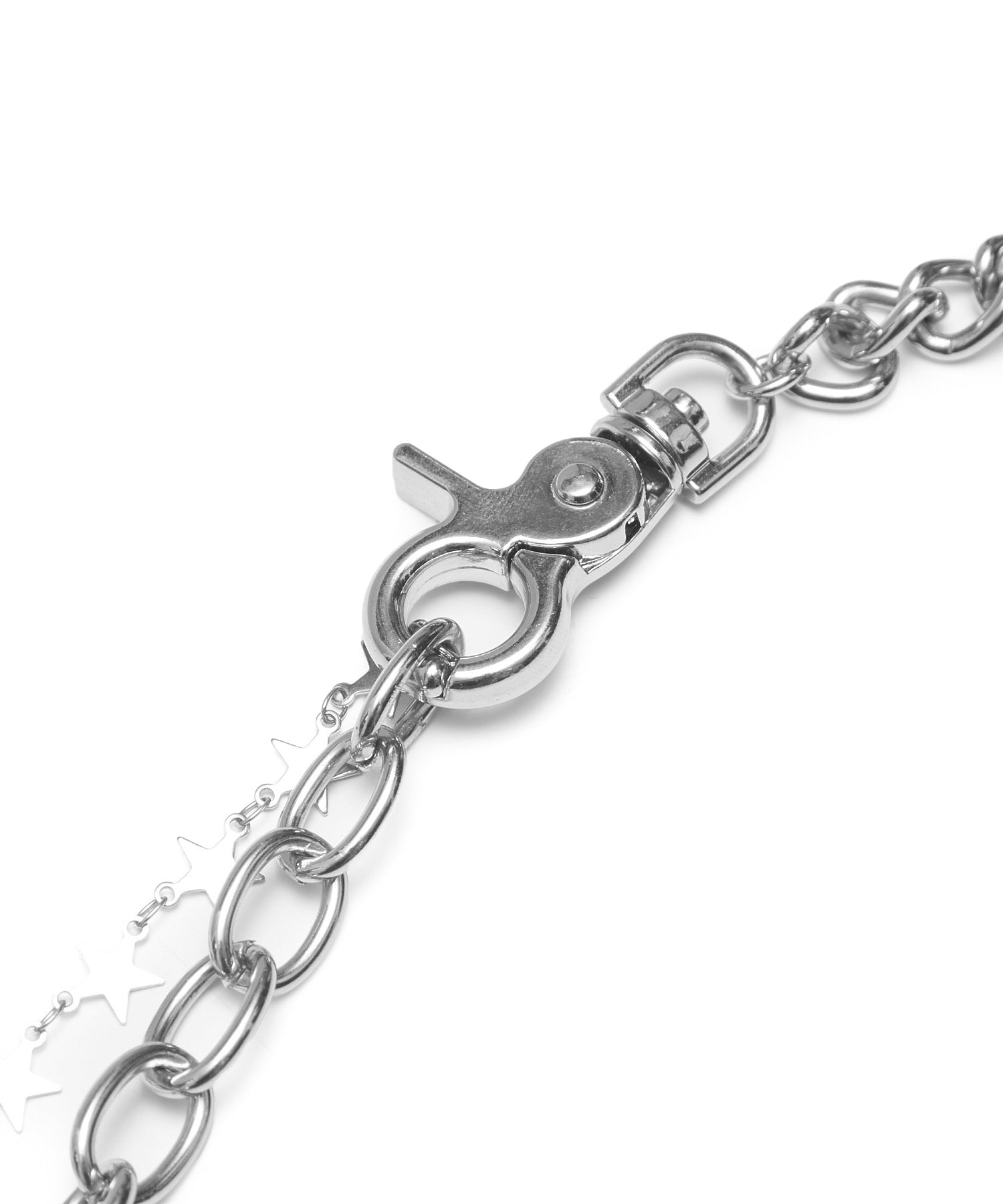 STAR AND LOGO CHAIN BELT