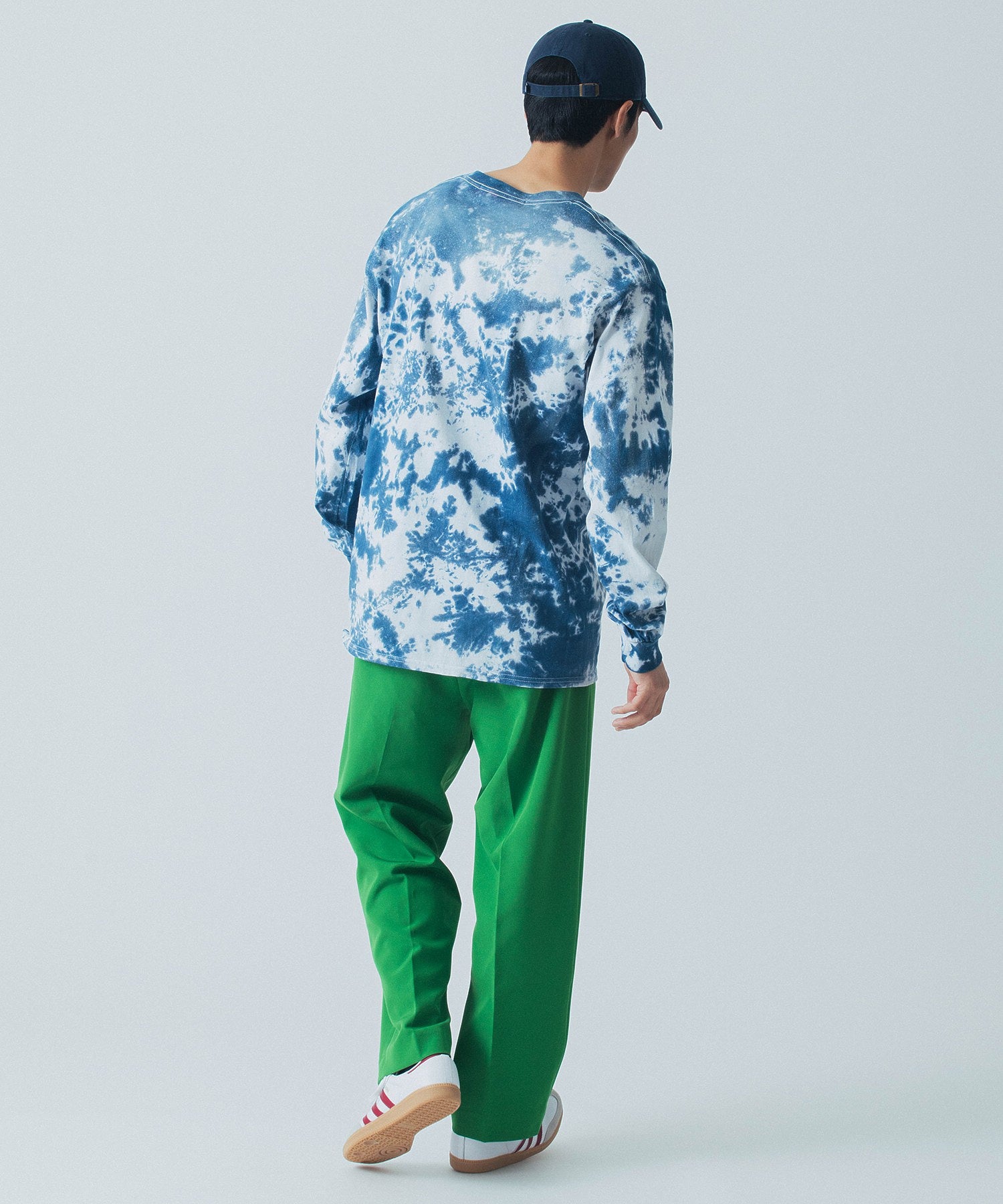 BAL/バル/LOGO TIE DYE LS TEE/BAL-2104