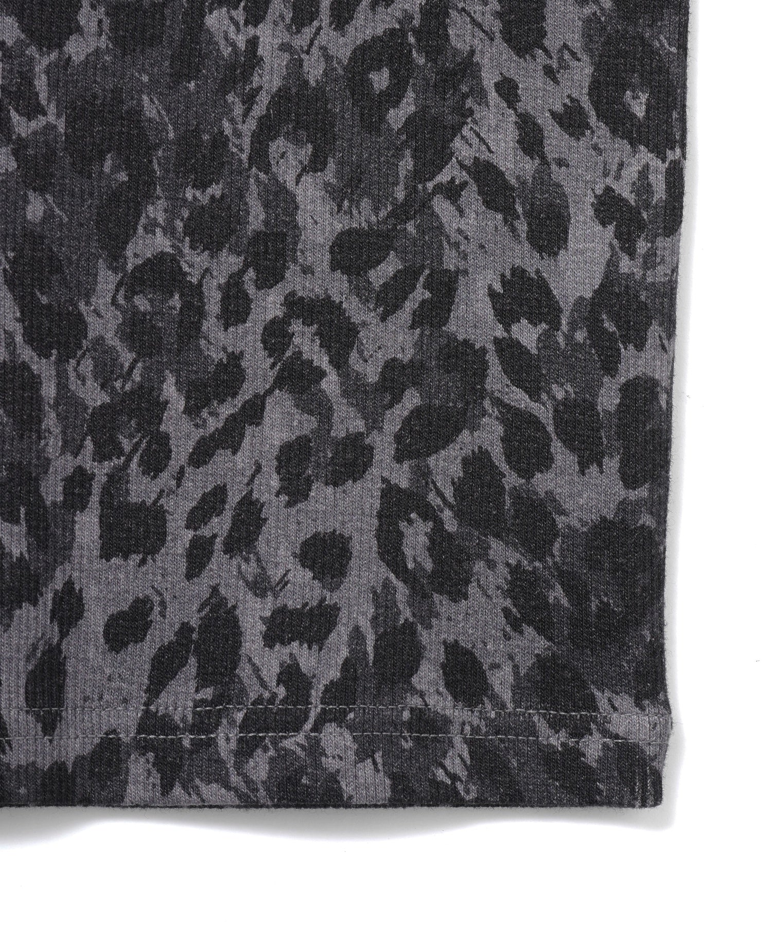 LEOPARD S/S RINGER BABY TEE