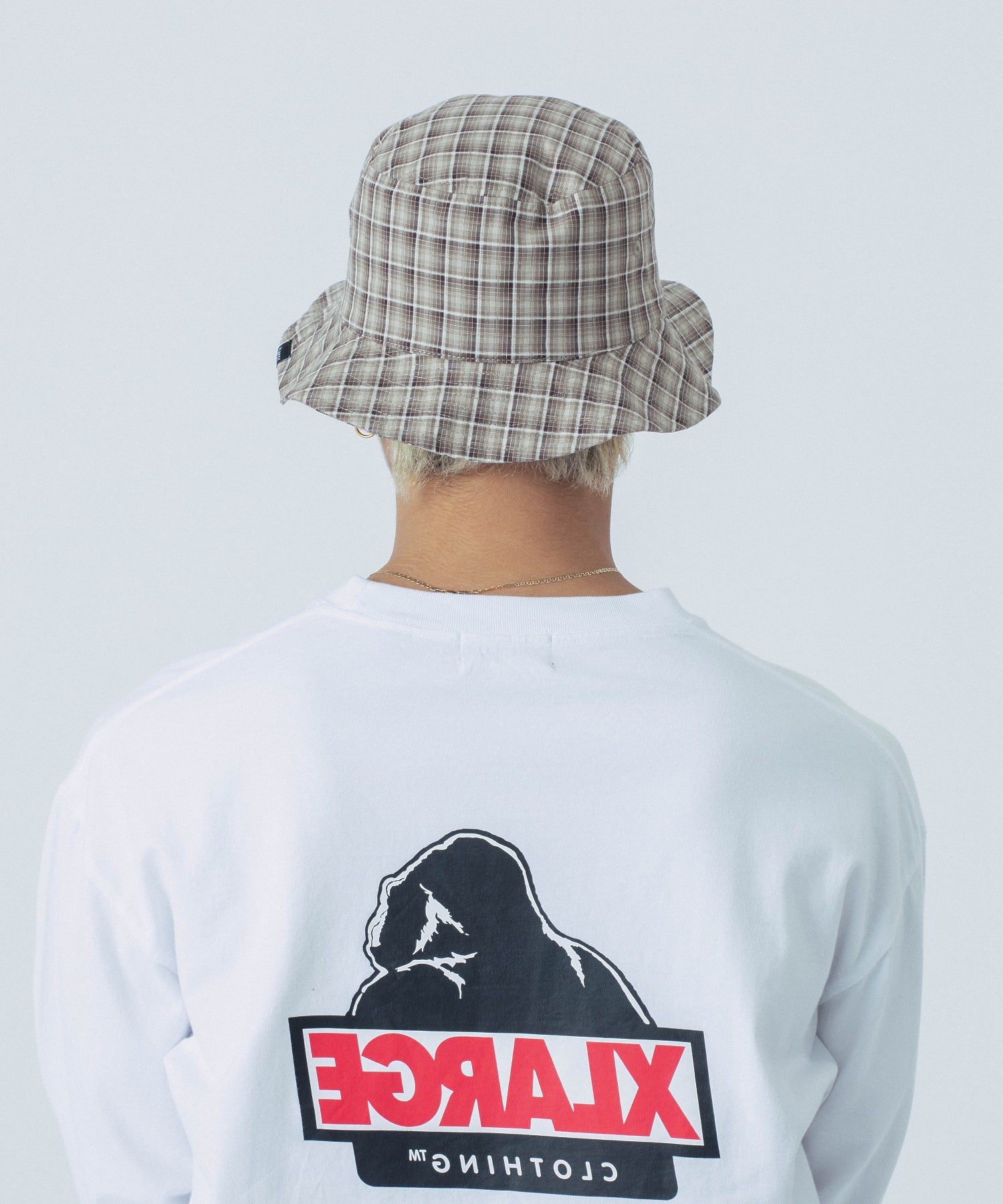 PLAID BUCKET HAT