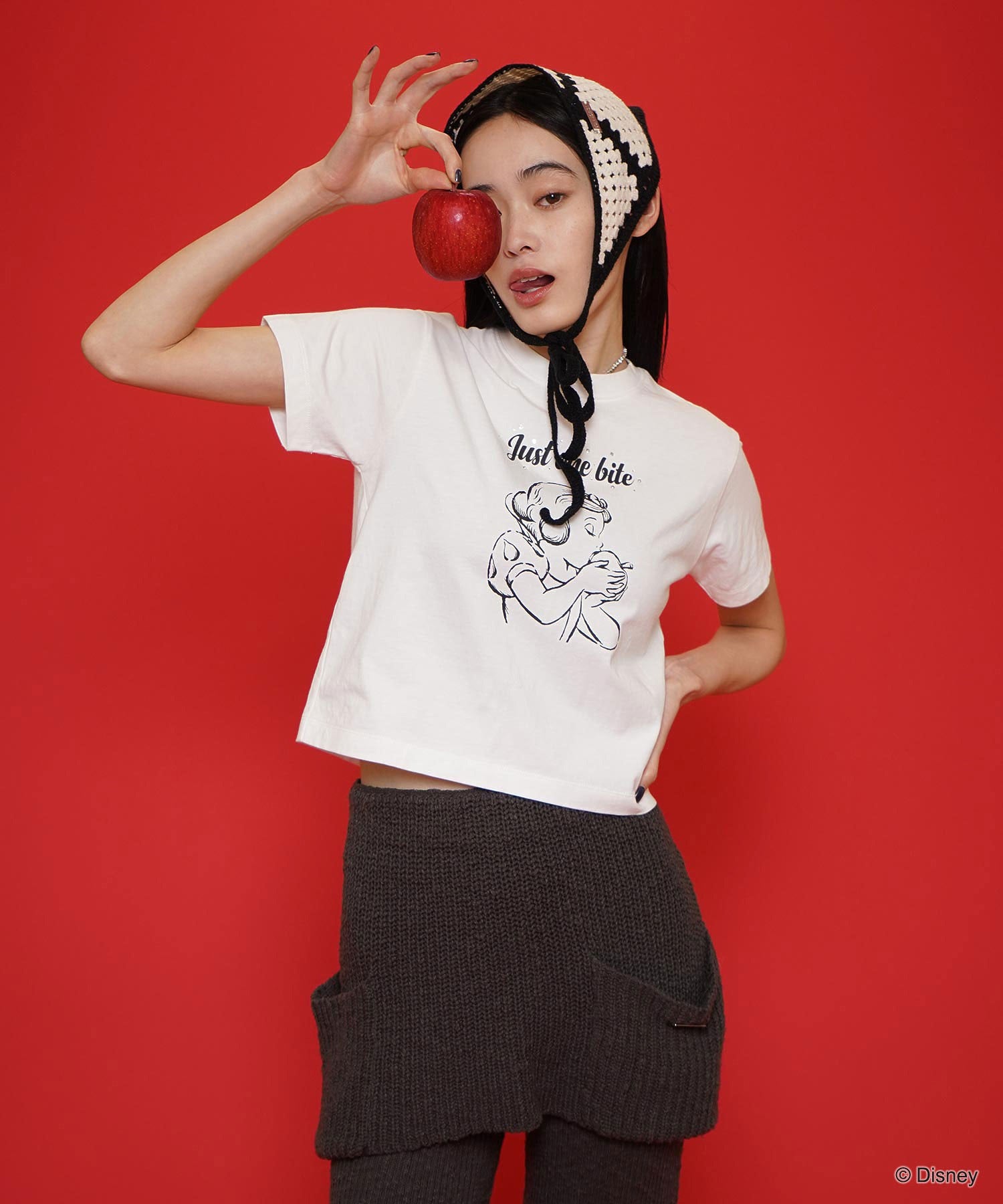 白雪姫/ストーンコンパクトTシャツ