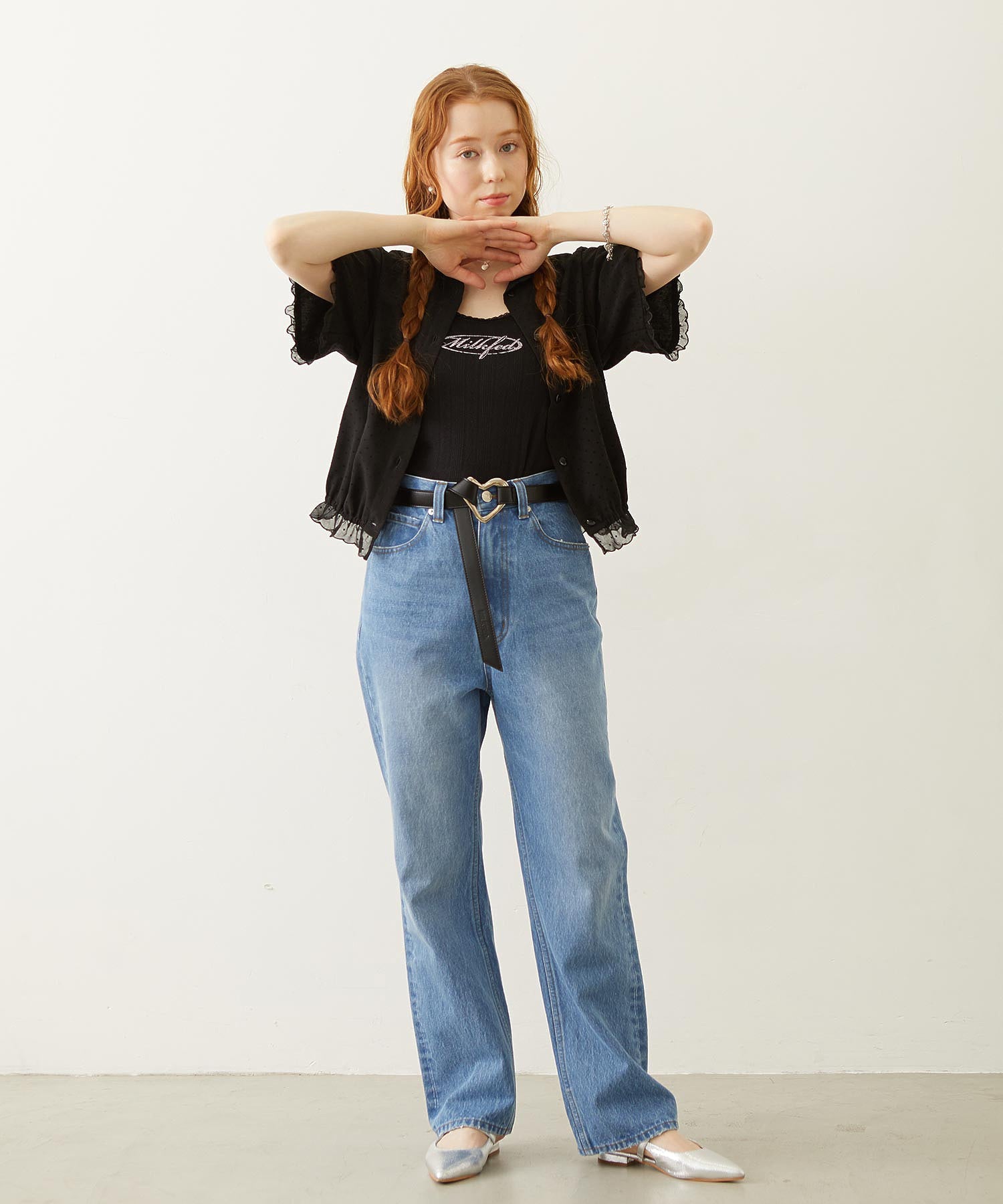 OVAL LOGO LACE CAMISOLE