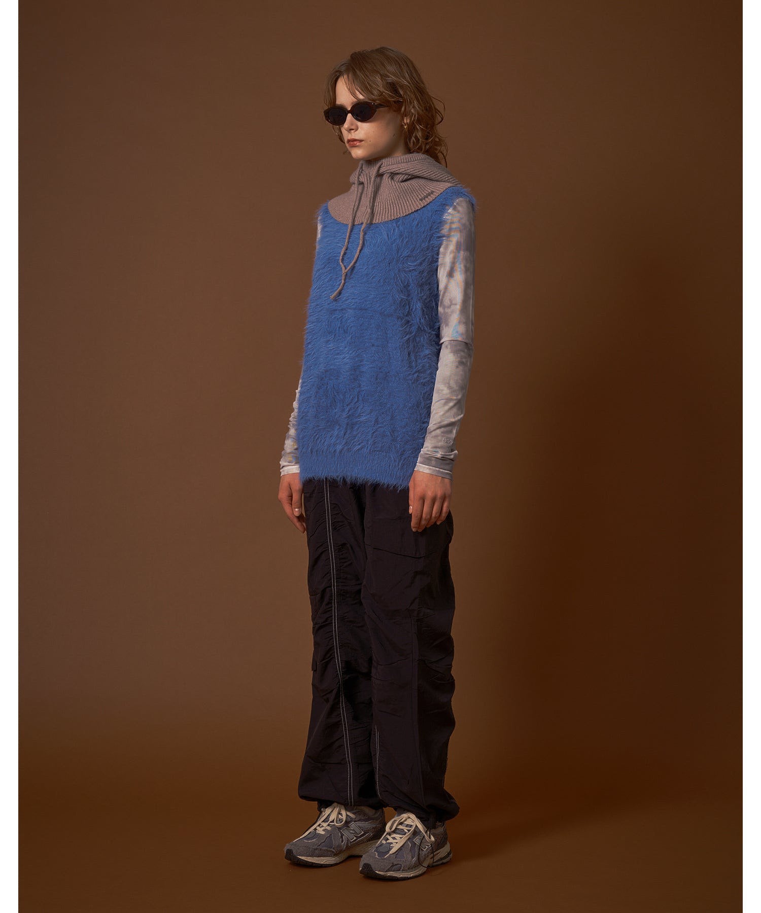 SHAGGY KNIT VEST DISPATCHER NO.8