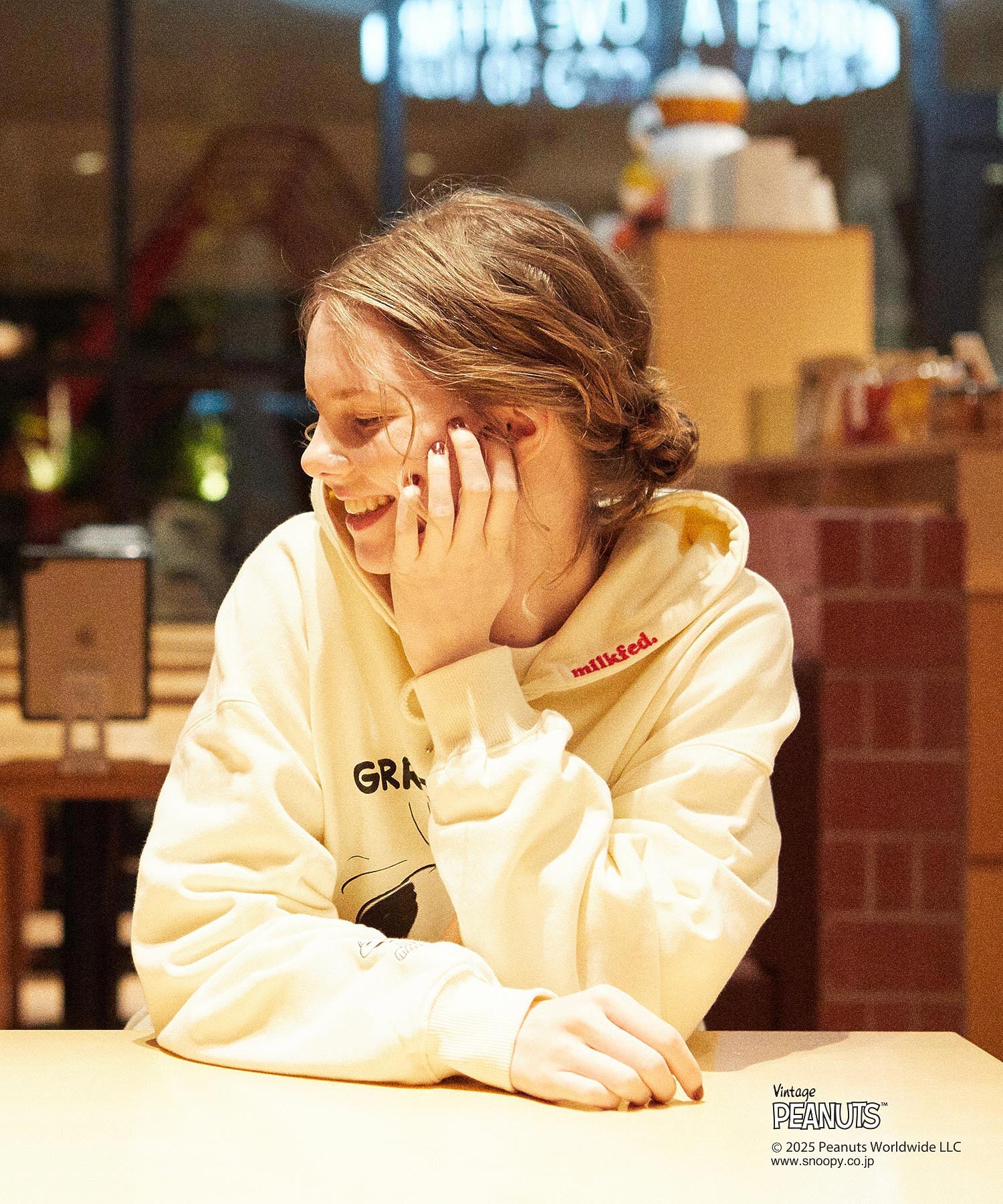 MILKFED. × PEANUTS HOODIE