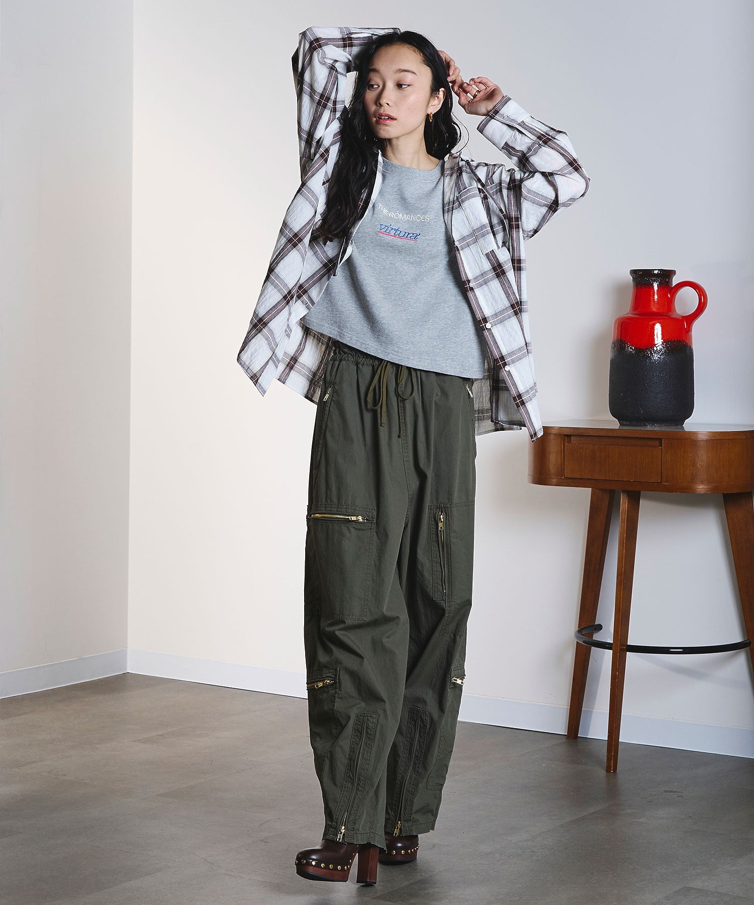 model:161cm 着用サイズ:ONE SIZE
