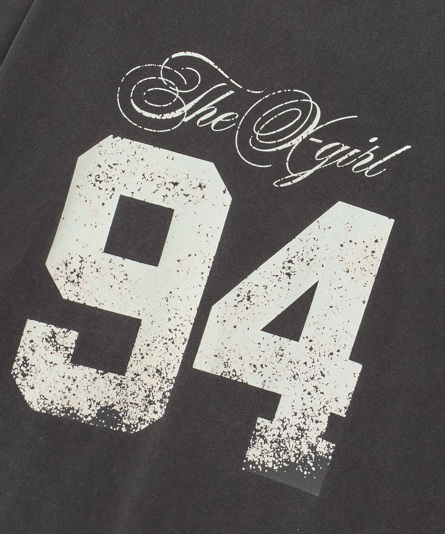 FADED FLOCKY NUMBER S/S TEE DRESS