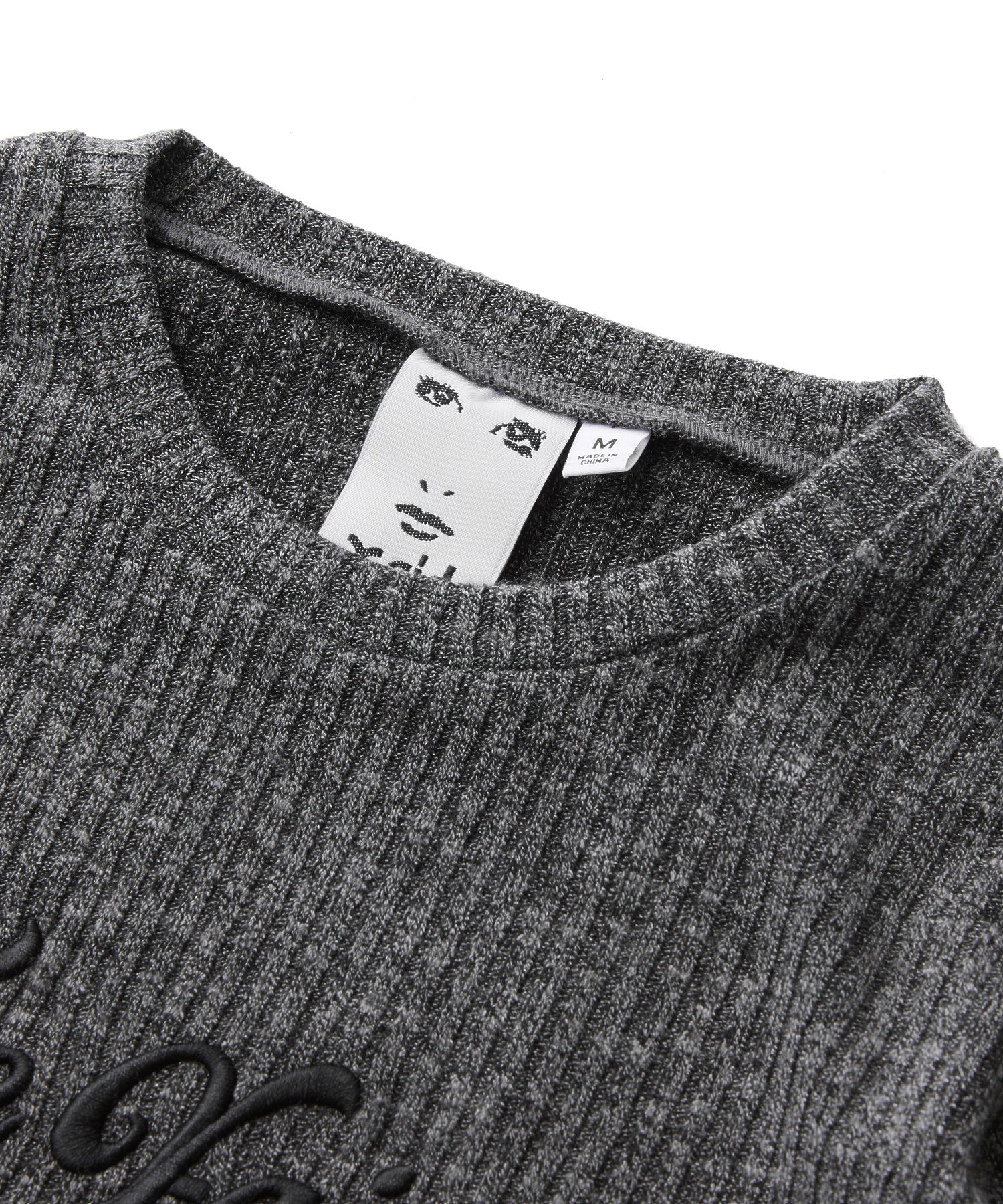 ZIP HEM COMPACT RIBBED TOP