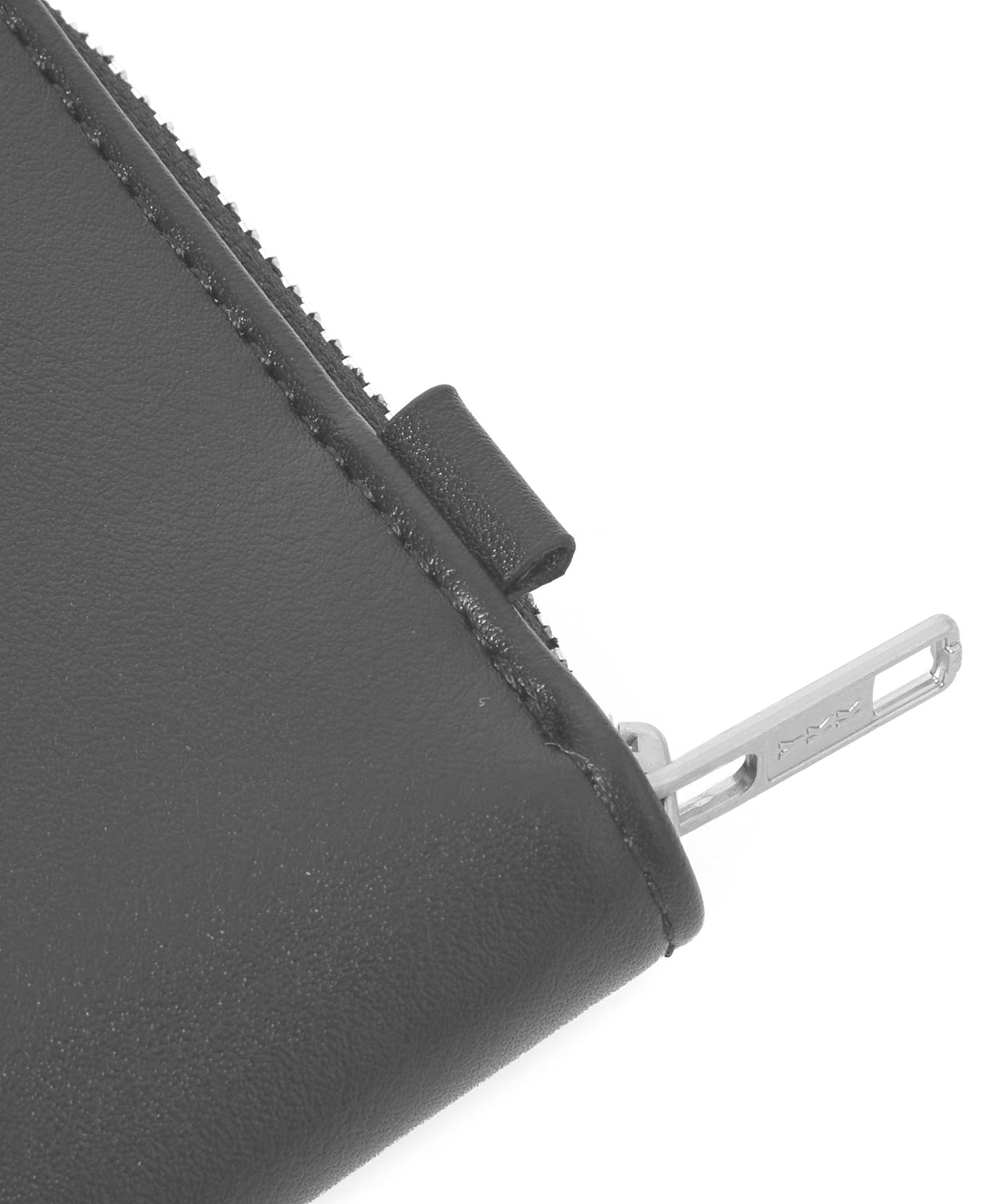 LOGO AND STAR STUDDED FAUX LEATHER MINI WALLET